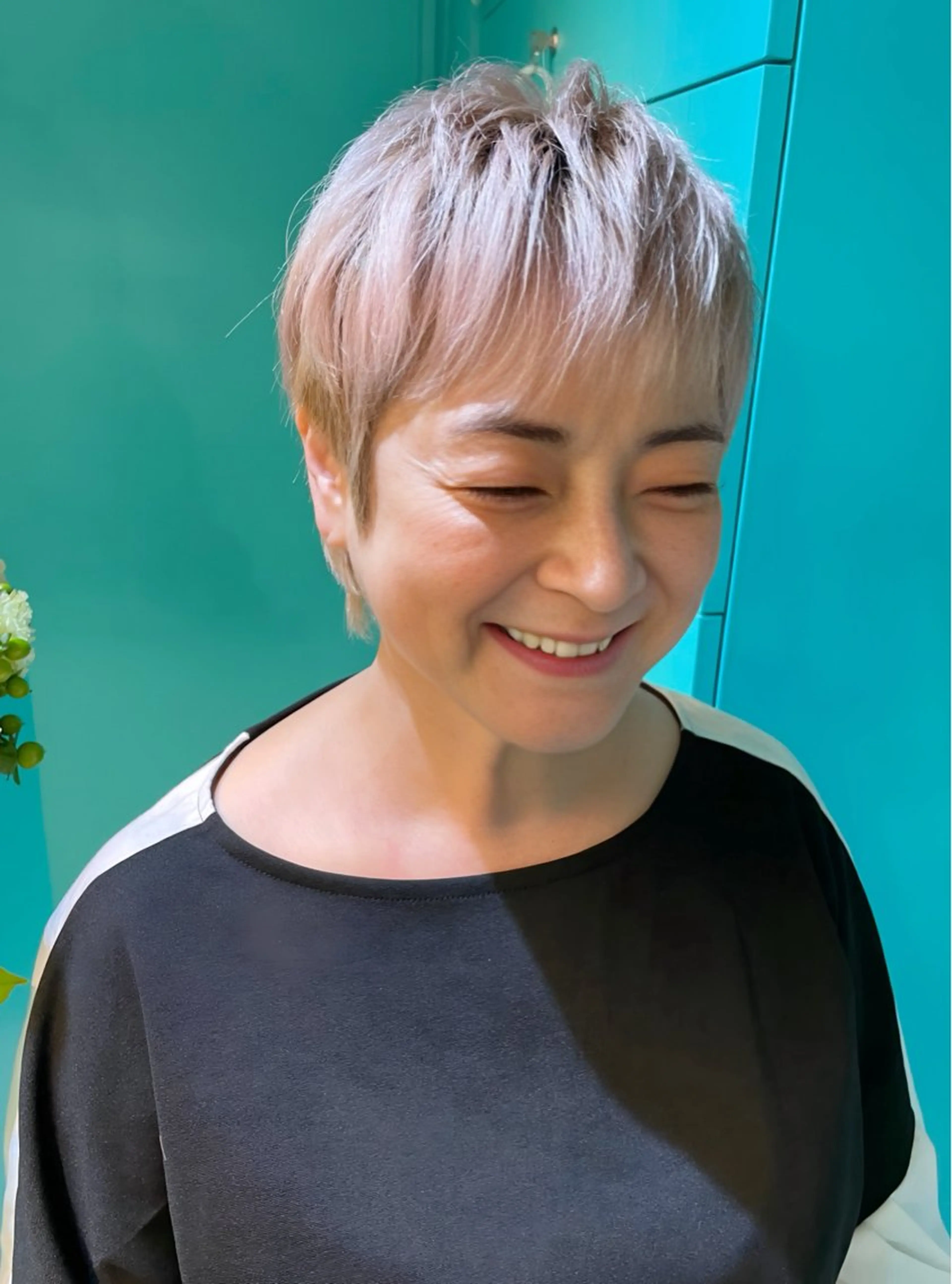 ショート カラー カット ヘアカラー 💫ダブルカラー💫 池袋西口・泡渕✂️のヘアスタイル