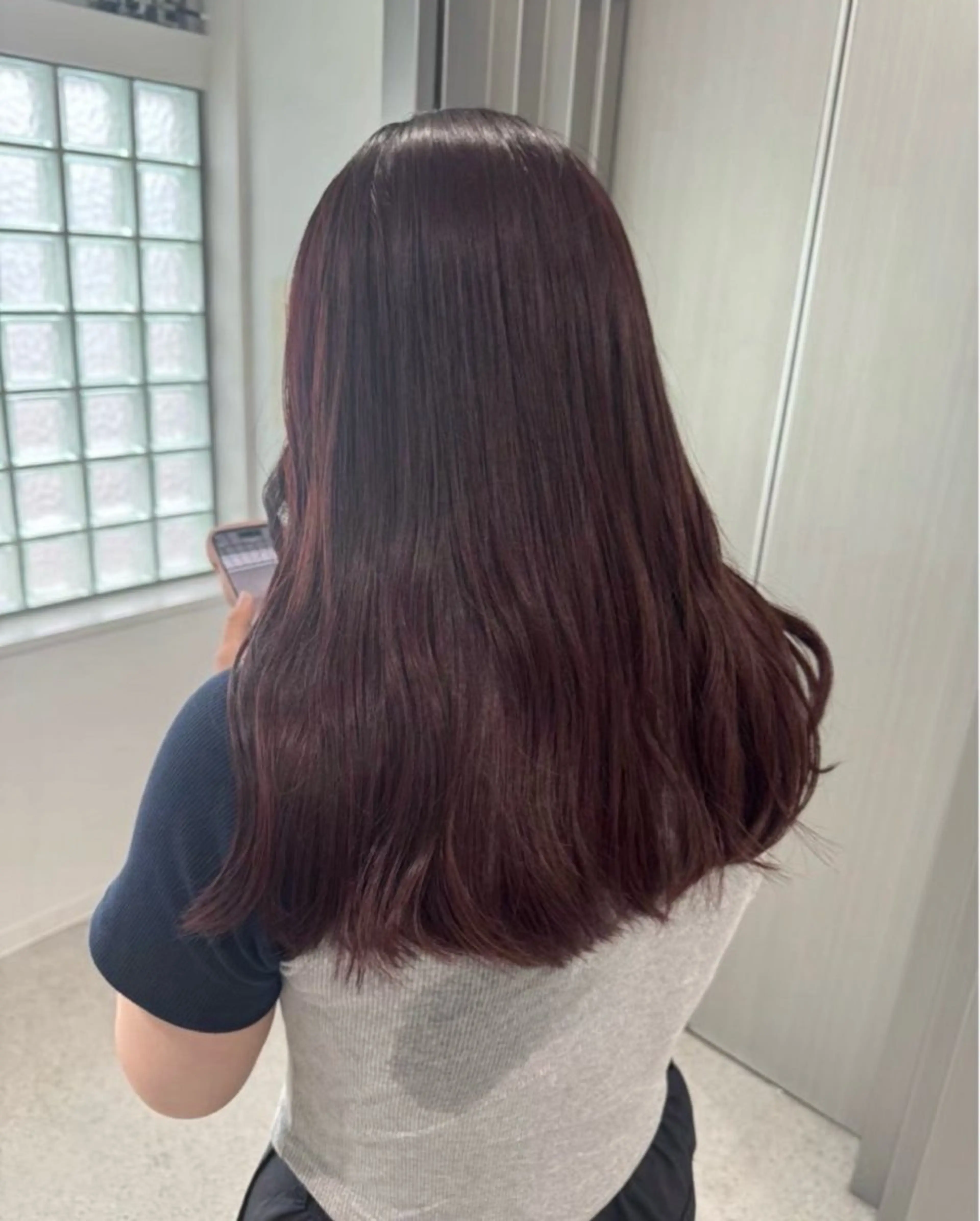 ロング ヘアカラー miku/ラベンダー 透明感カラー🪻❤︎のヘアスタイル