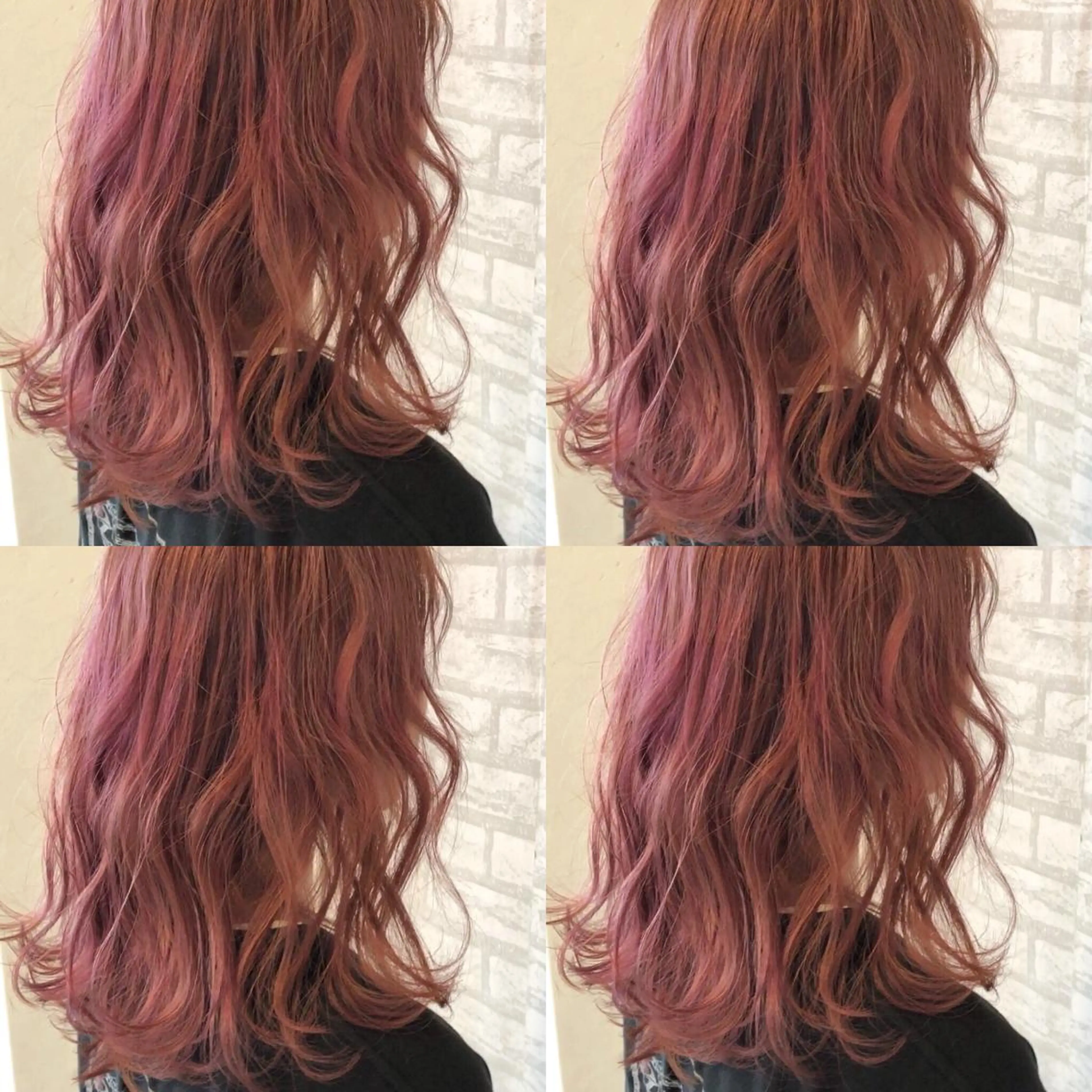 ミディアム カラー ブリーチ ラベンダーカラー ラベンダーピンク ピンクカラー ヘアカラー JIL BLAN 京都のヘアスタイル