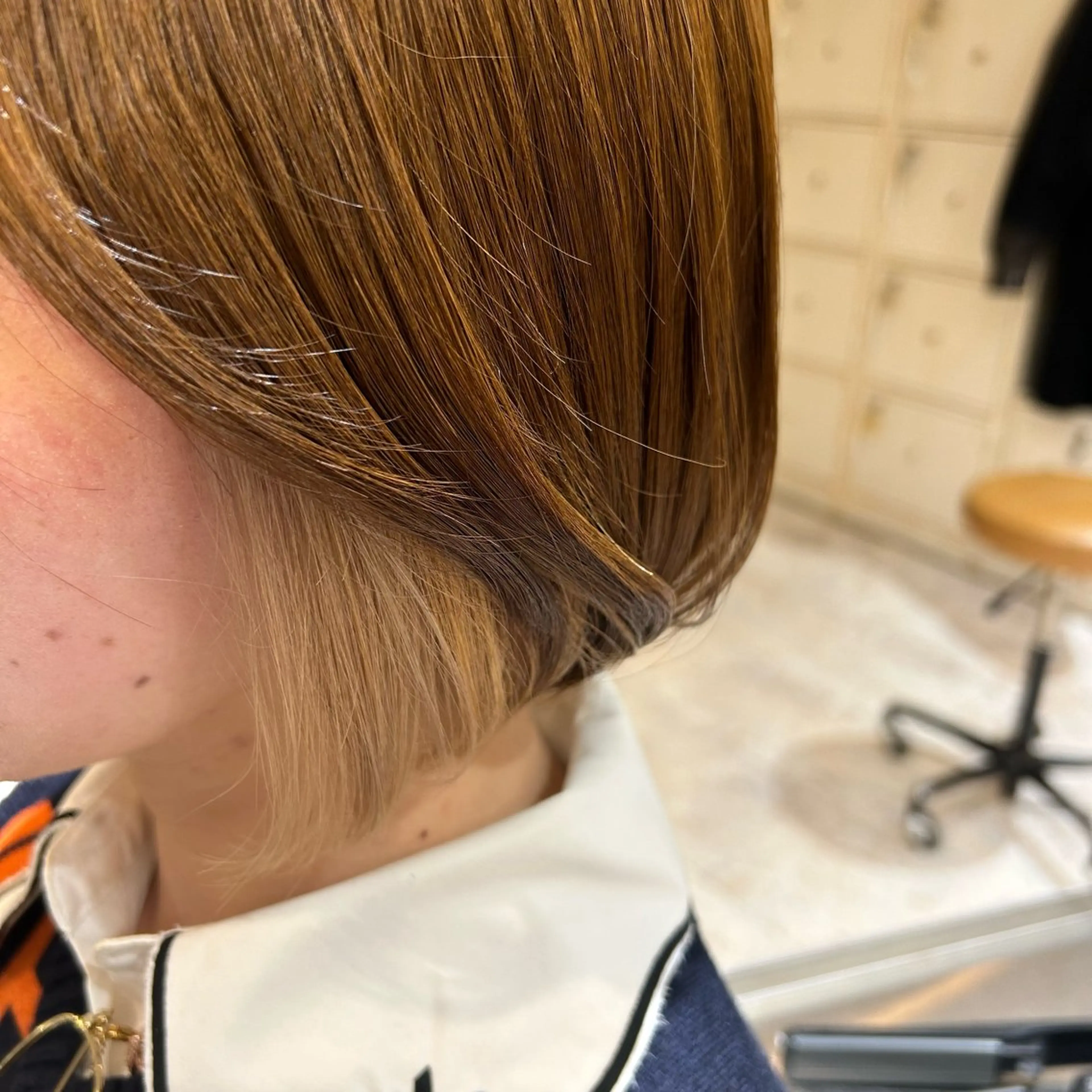 カラー ベージュカラー ブリーチ ホワイトベージュ OfHAIR自由が丘WEST店所属・🪐ほそだ ひとみ🪐のマツエク・マツパデザイン