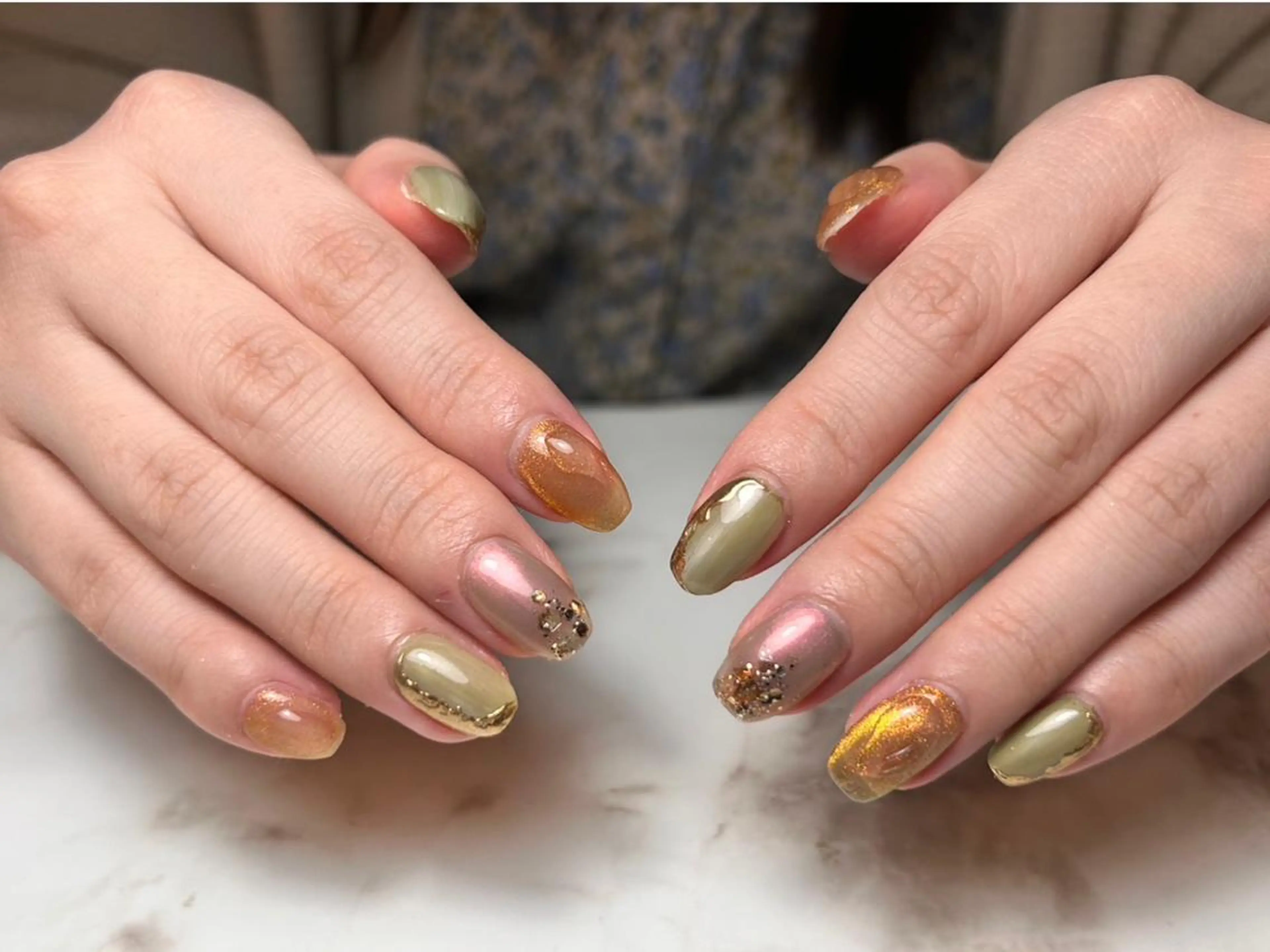 ネイル ハンドネイル Ellie Nail Honamiのネイルデザイン