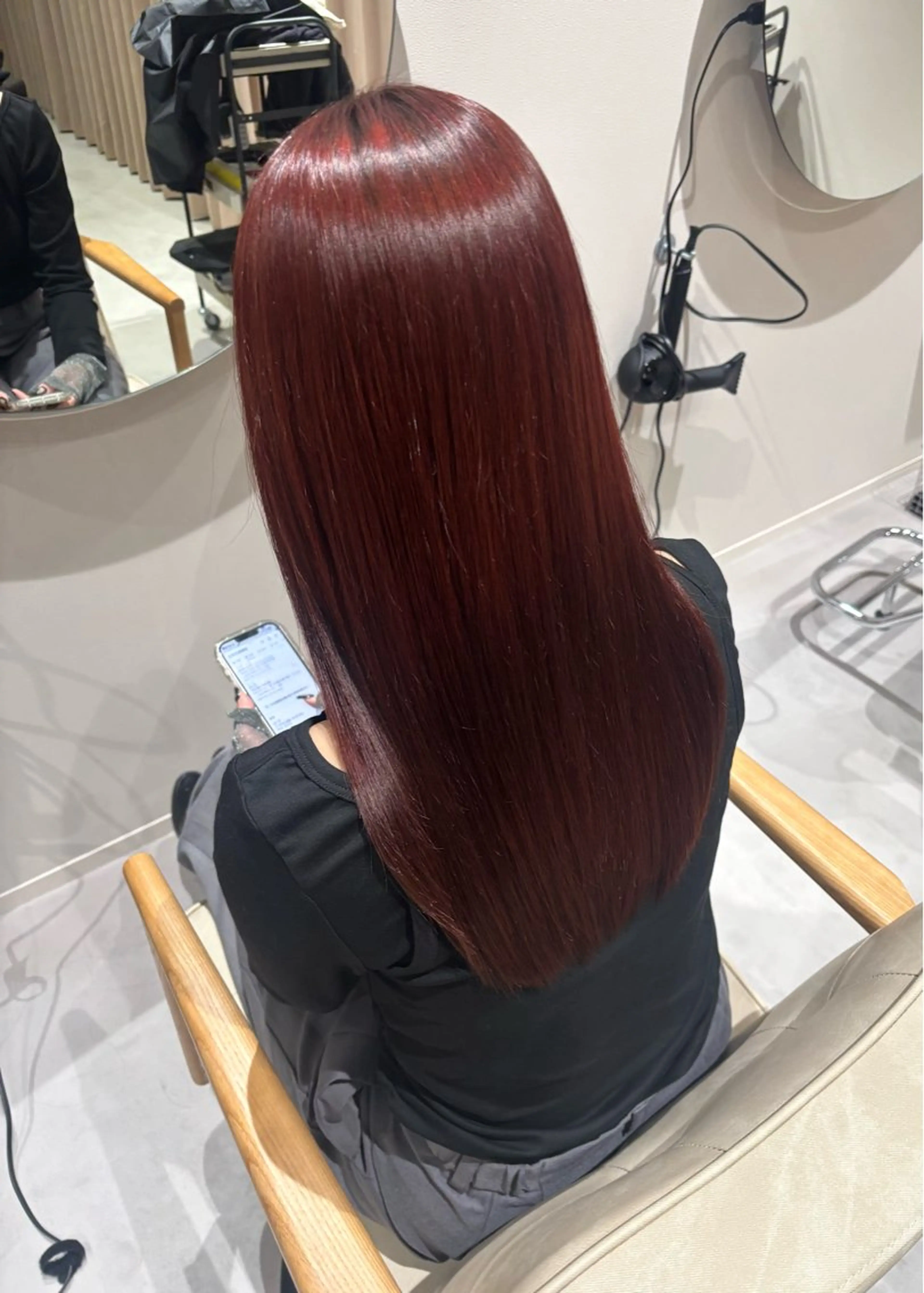 ロング 縮毛矯正 arakawa yuaのヘアスタイル