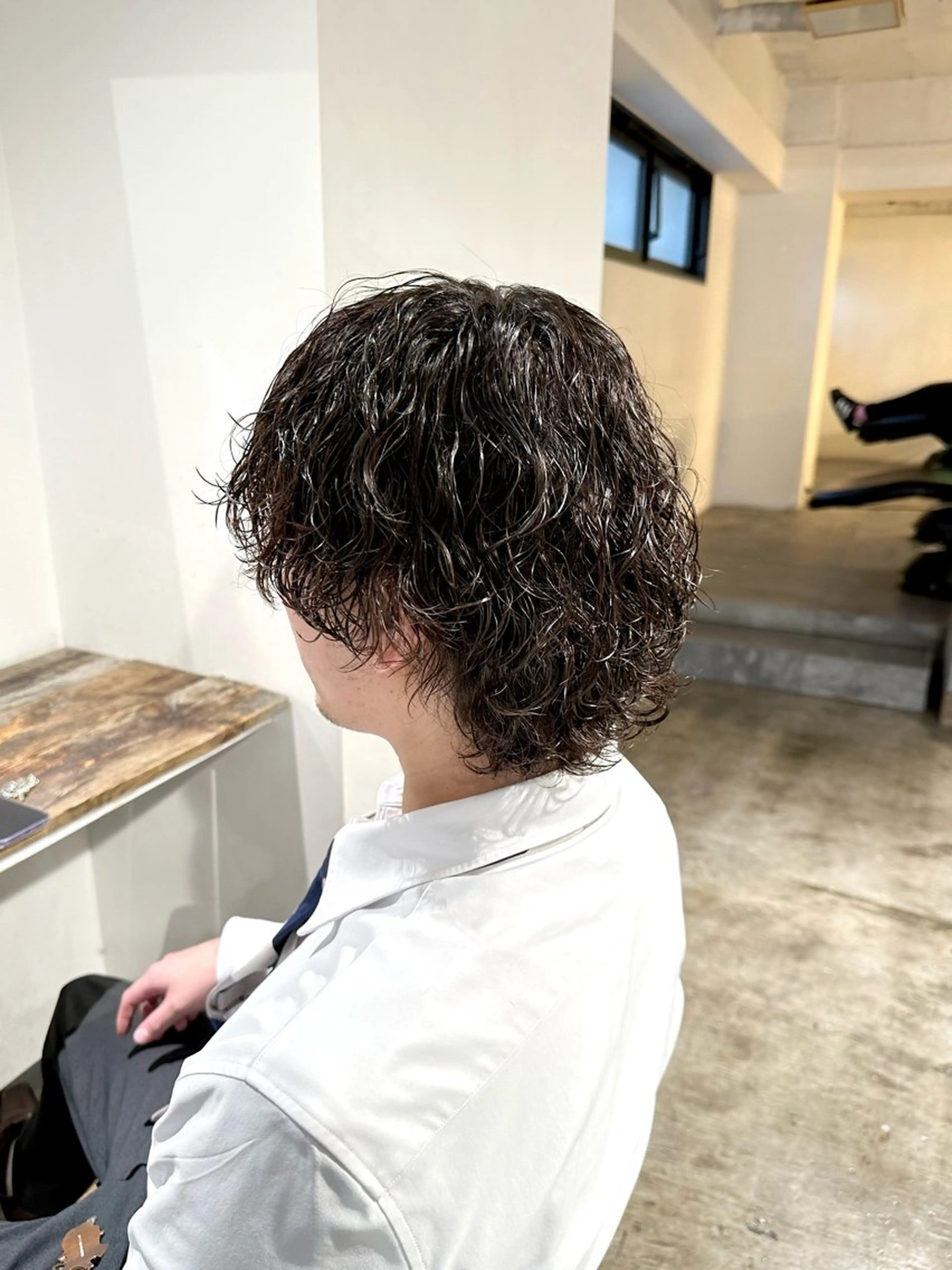 メンズ マッシュ メンズパーマ メンズツイストパーマ 波巻きパーマ ツイストパーマ 骨格補正施術/メンズ 専門美容師/YUYAのヘアスタイル