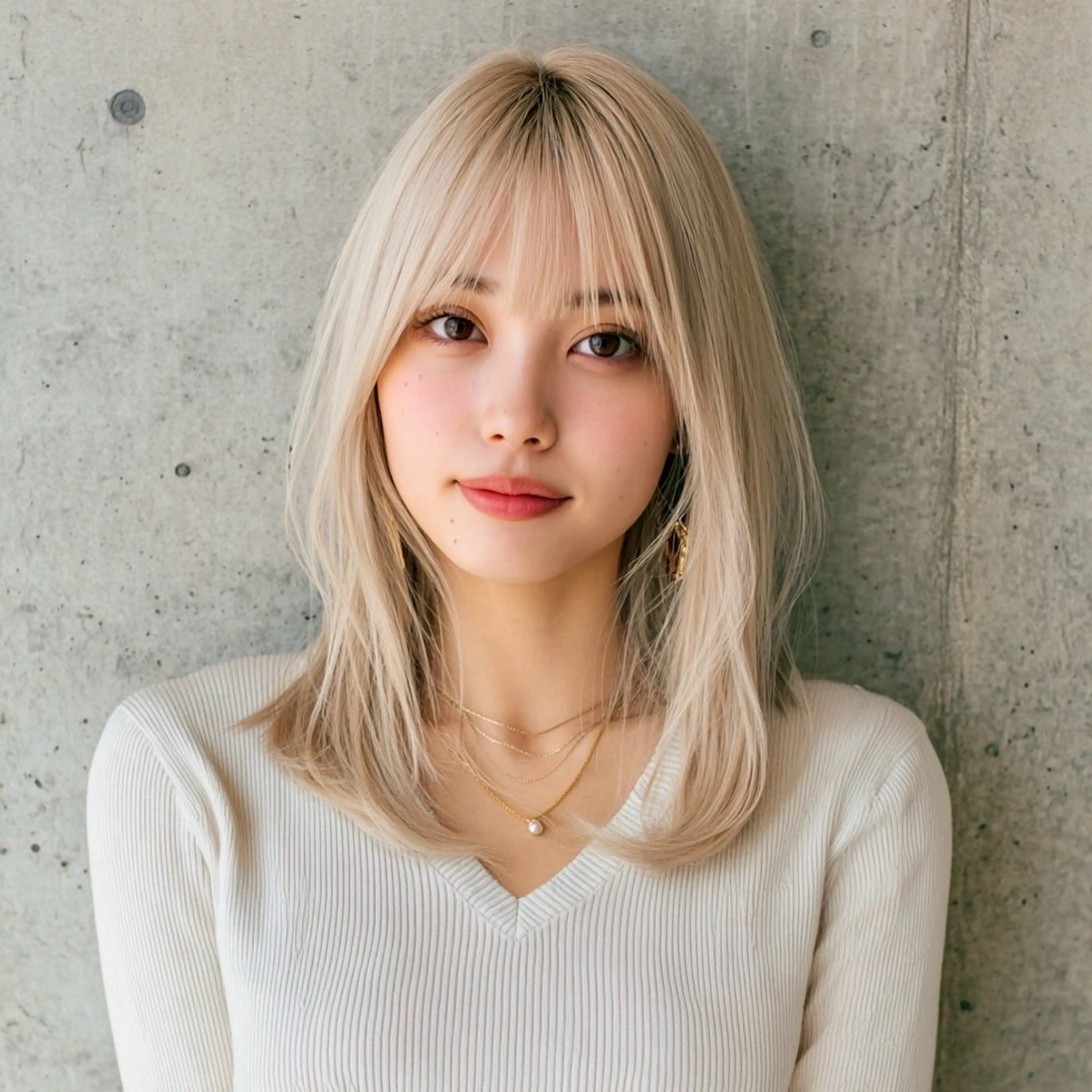 ミディアム カラー ヘアカラー トリートメント 池袋/カラー特化🎨 ロング料金なし🩵のヘアスタイル