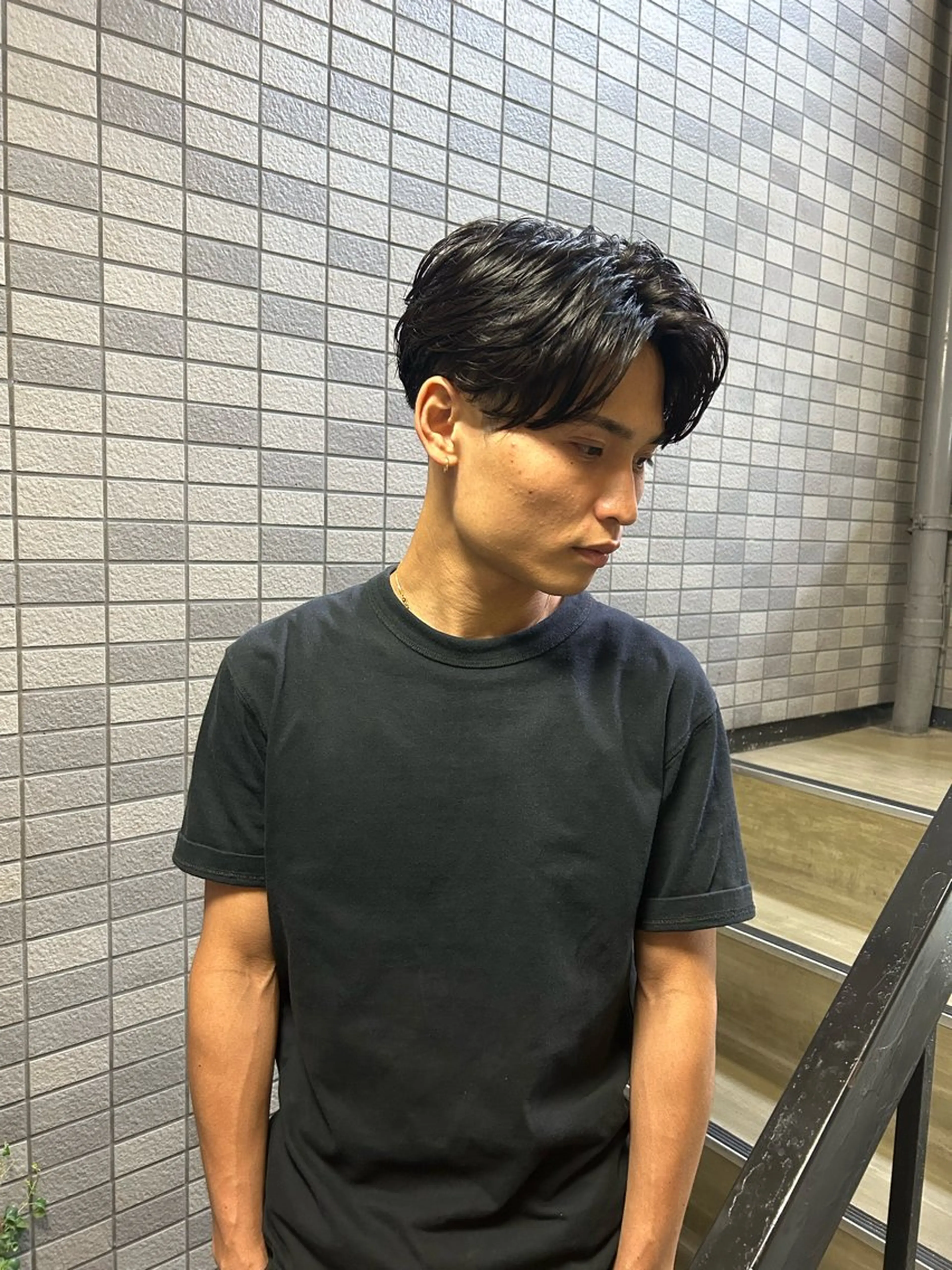 ショート パーマ メンズ メンズブリーチ メンズハイライト メンズインナーカラー メンズパーマ プードルパーマ charme所属・💈メンズ特化 /伊藤大輝💈のヘアスタイル
