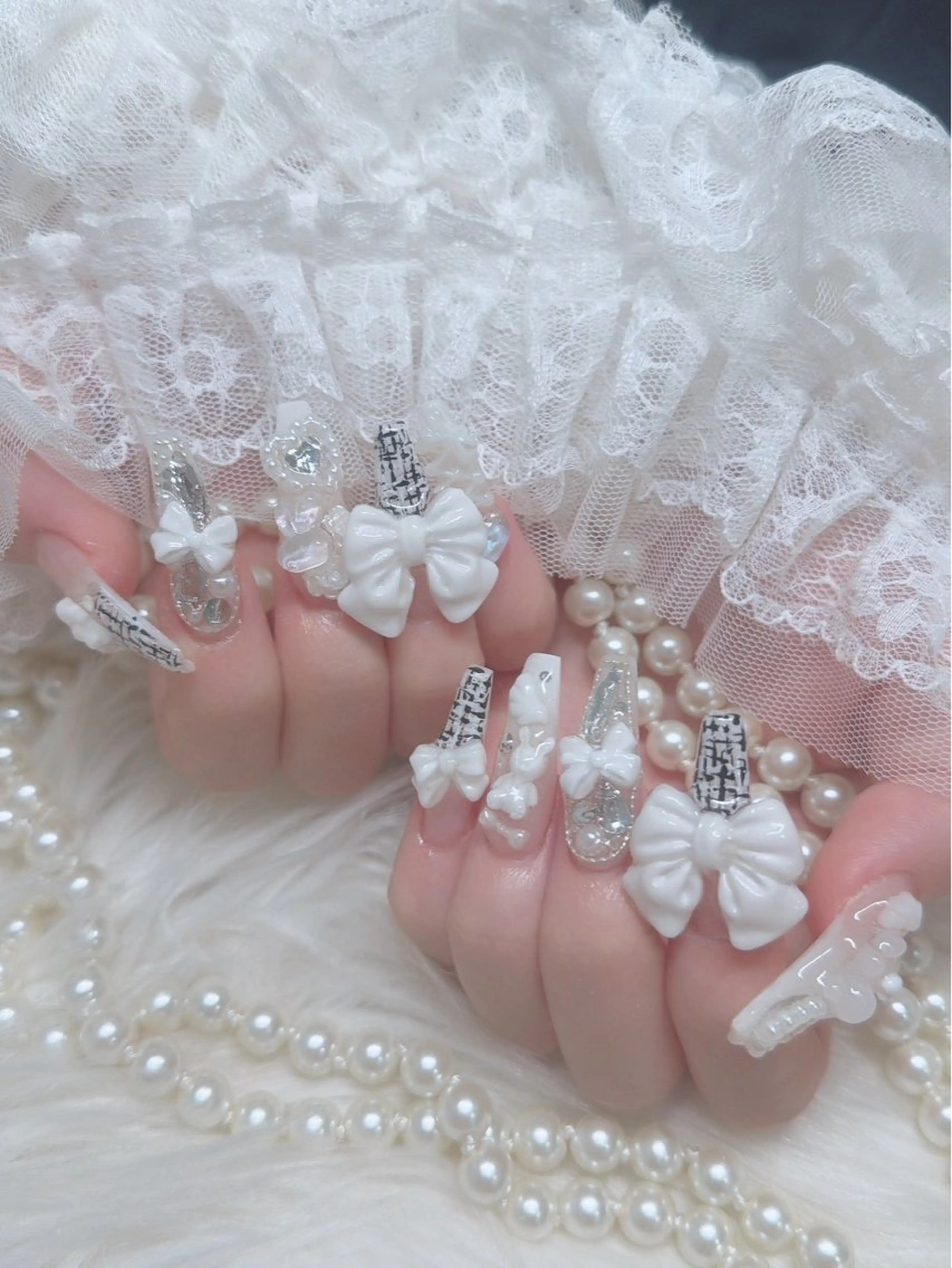 ネイル ハンドネイル Luca mieu 咲蘭のネイルデザイン