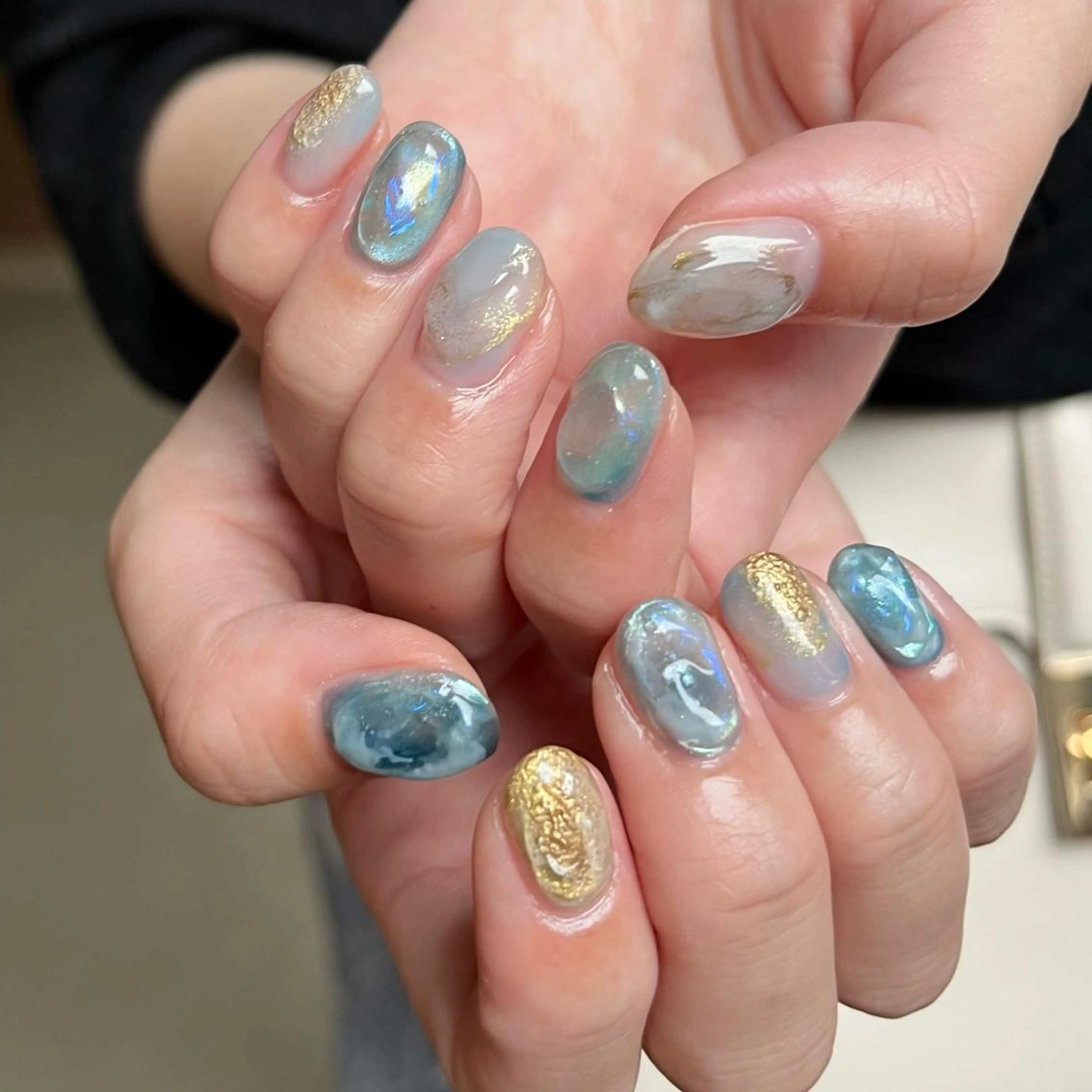 ネイル 持ち込み ハンドネイル nail salon O (en)所属・vegh. nail/阿波座のネイルデザイン