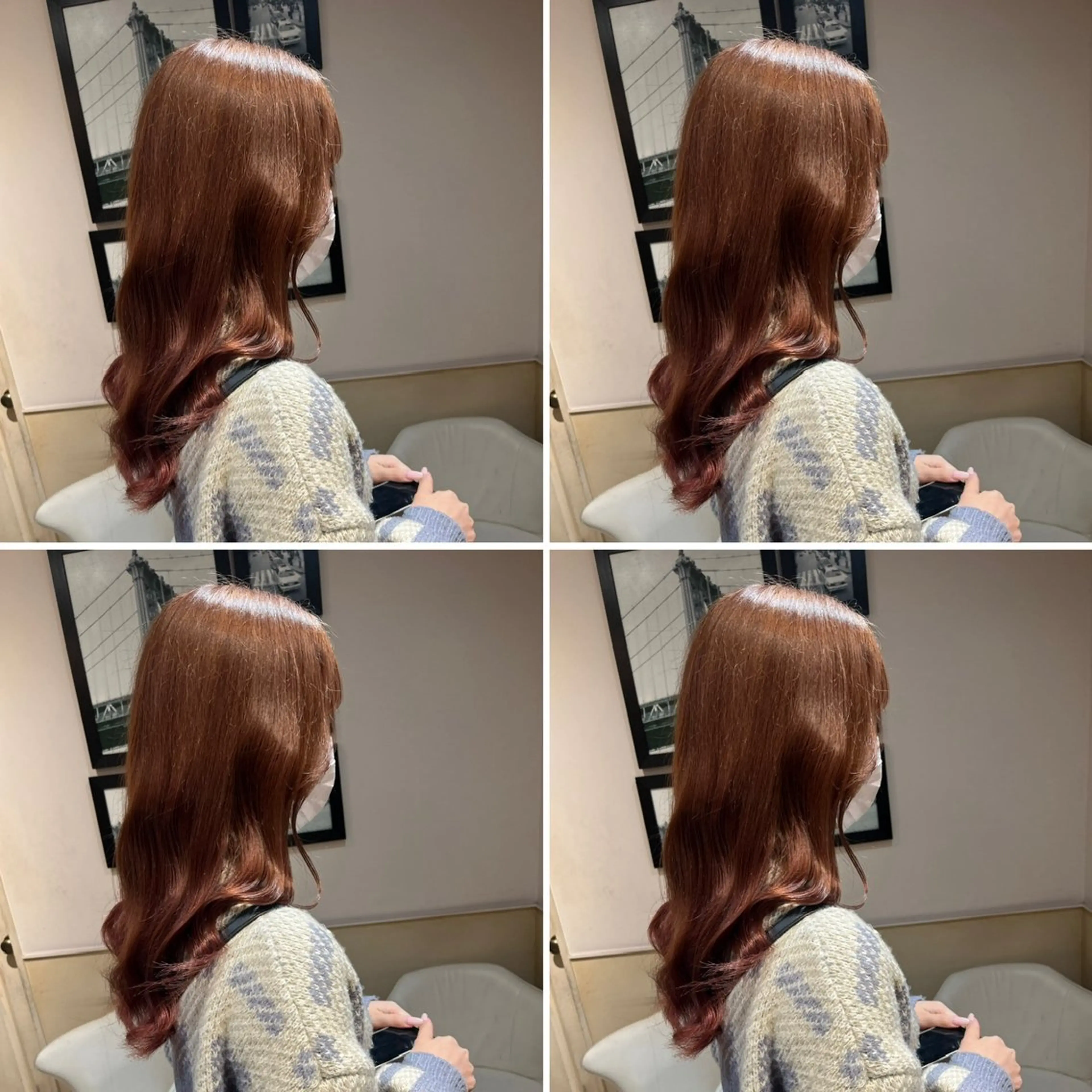 ロング カラー ヘアカラー トリートメント ヘアセット 髪質改善・韓国ヘア特 化💎店長望月のヘアスタイル