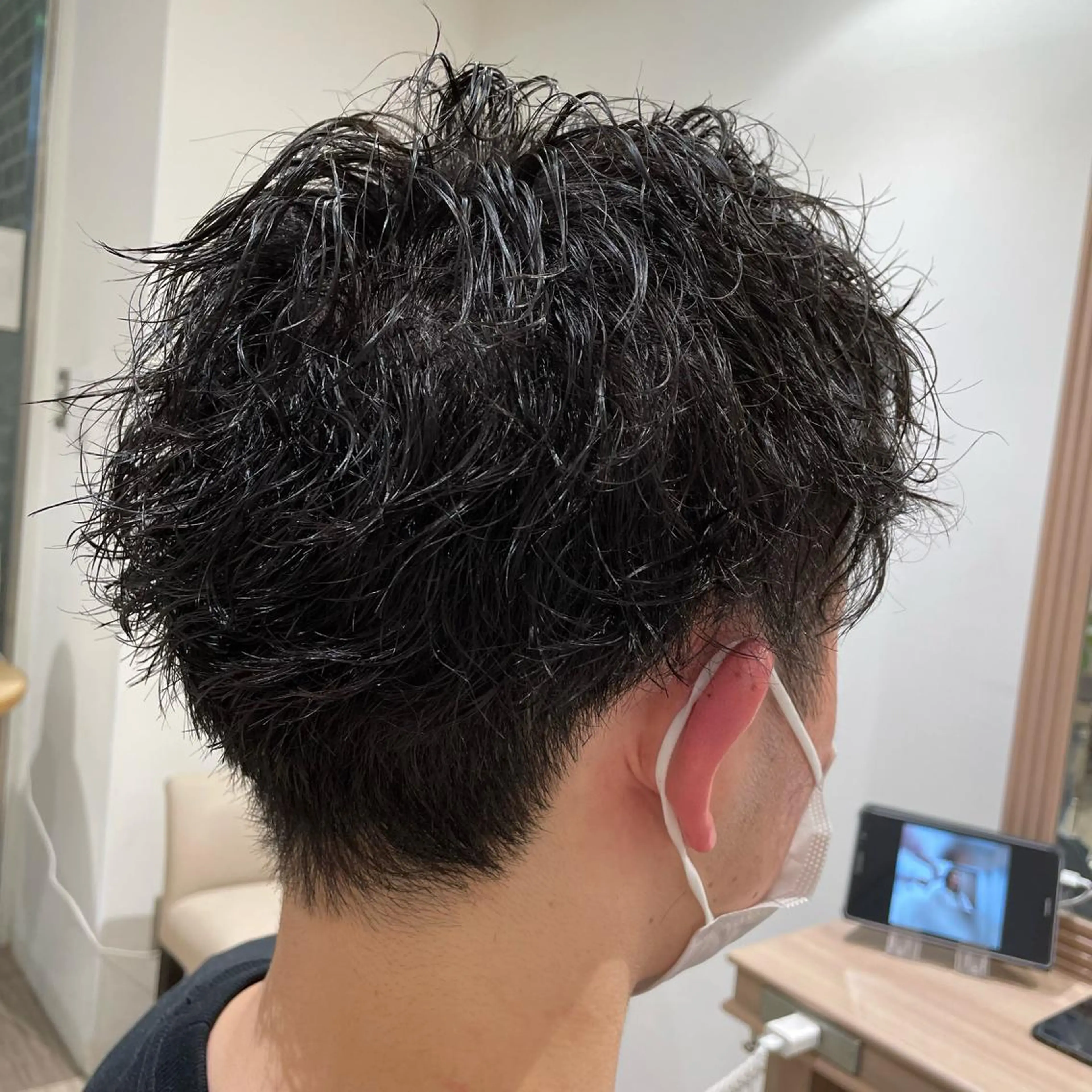 パーマ メンズ 鈴木 拓斗のヘアスタイル