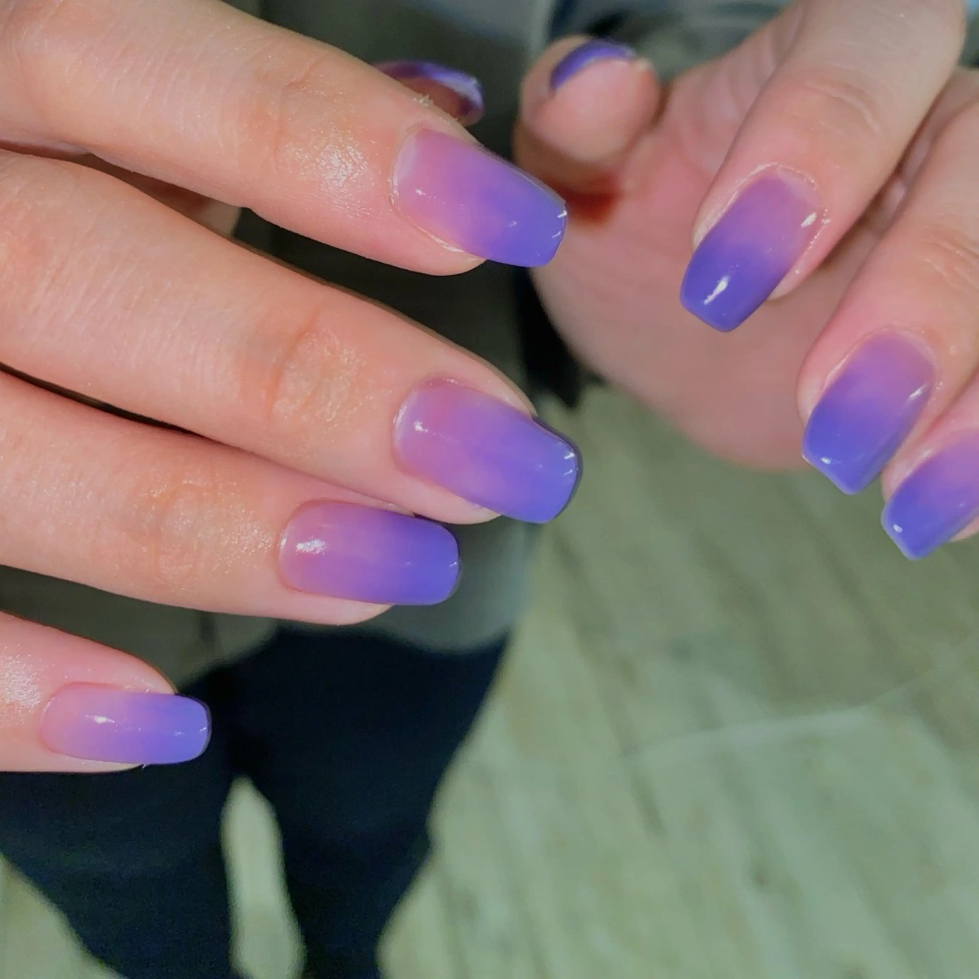 ネイル グラデーション パープル ハンドネイル Loca所属・nailsalon Locaのネイルデザイン