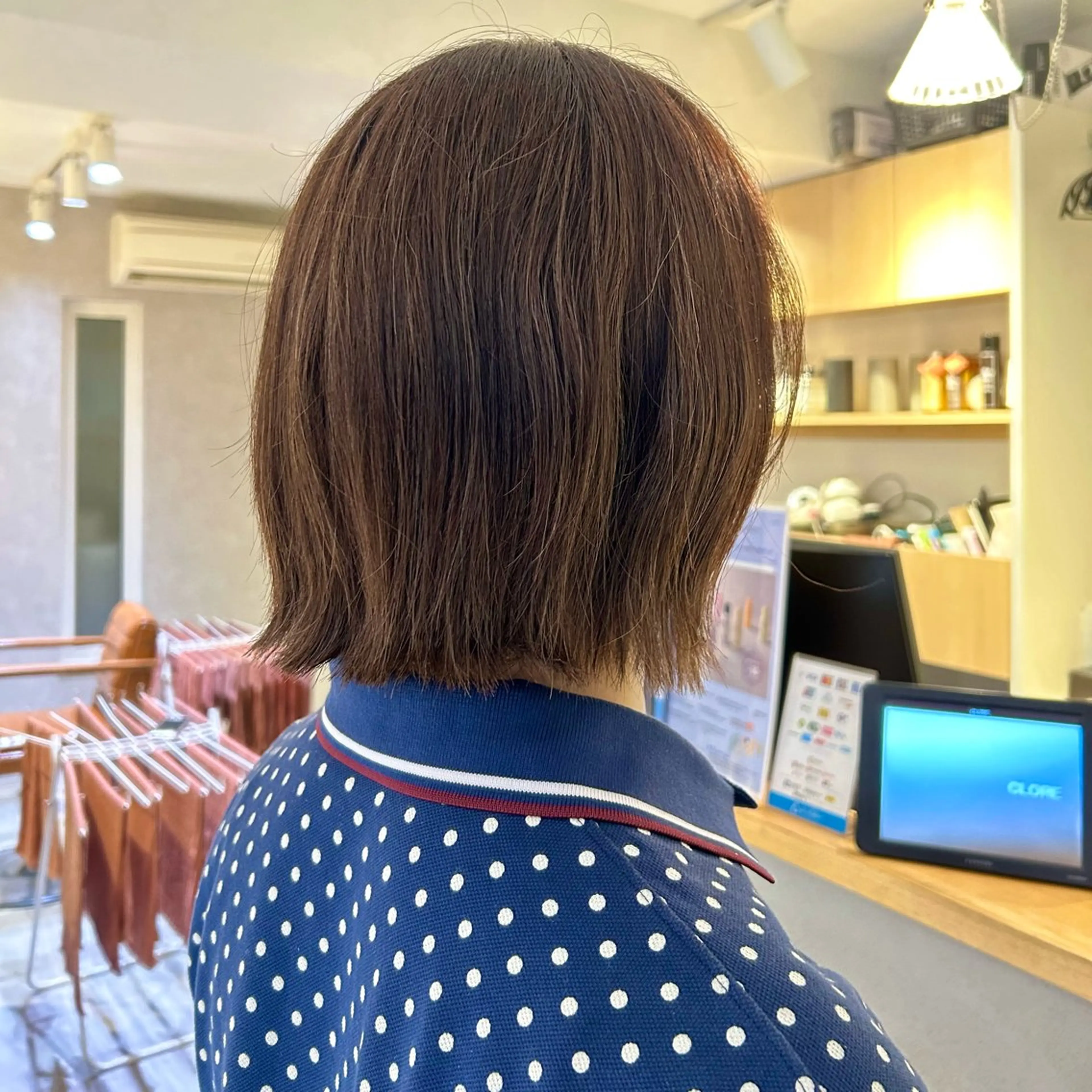 ショート カラー ブラウンカラー CLORE所属・甲斐 瑞稀のヘアスタイル