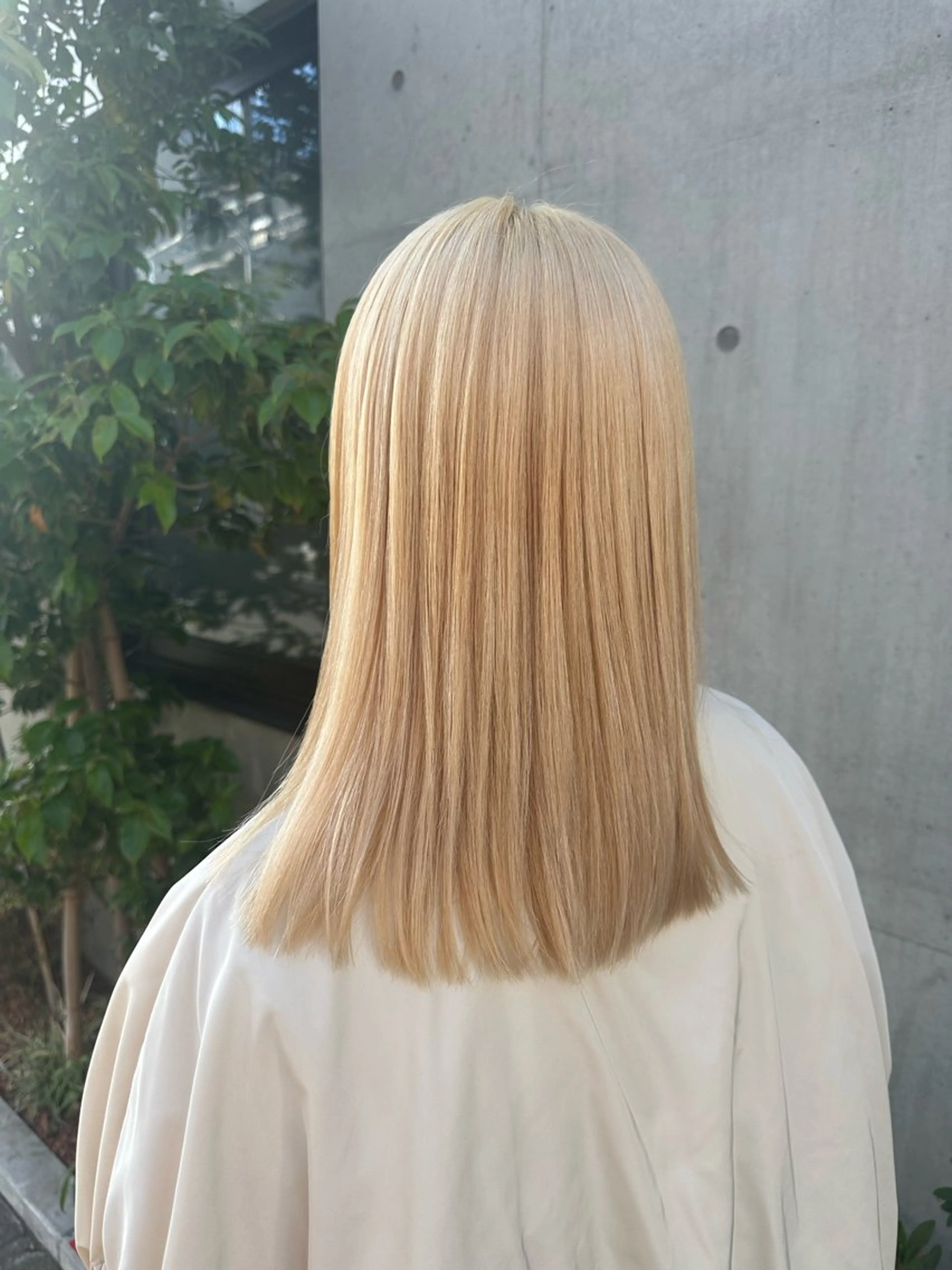 セミロング カラー mEg hair creation 新川崎所属・カラー/塚原里沙 川崎のヘアスタイル
