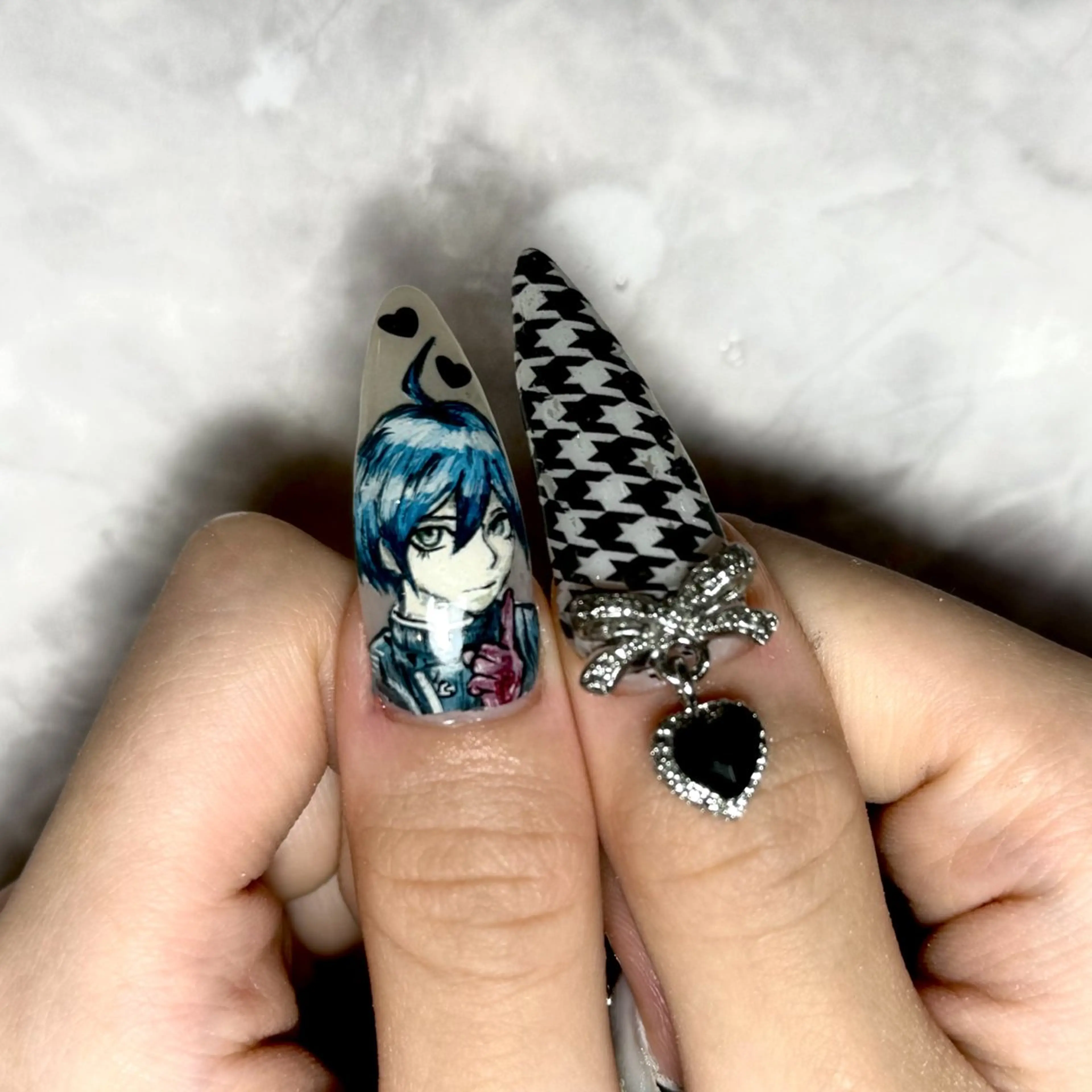 ネイル ハート キラキラネイル ハンドネイル Nail Salon Lillion【リリオン】所属・lillion karenのネイルデザイン