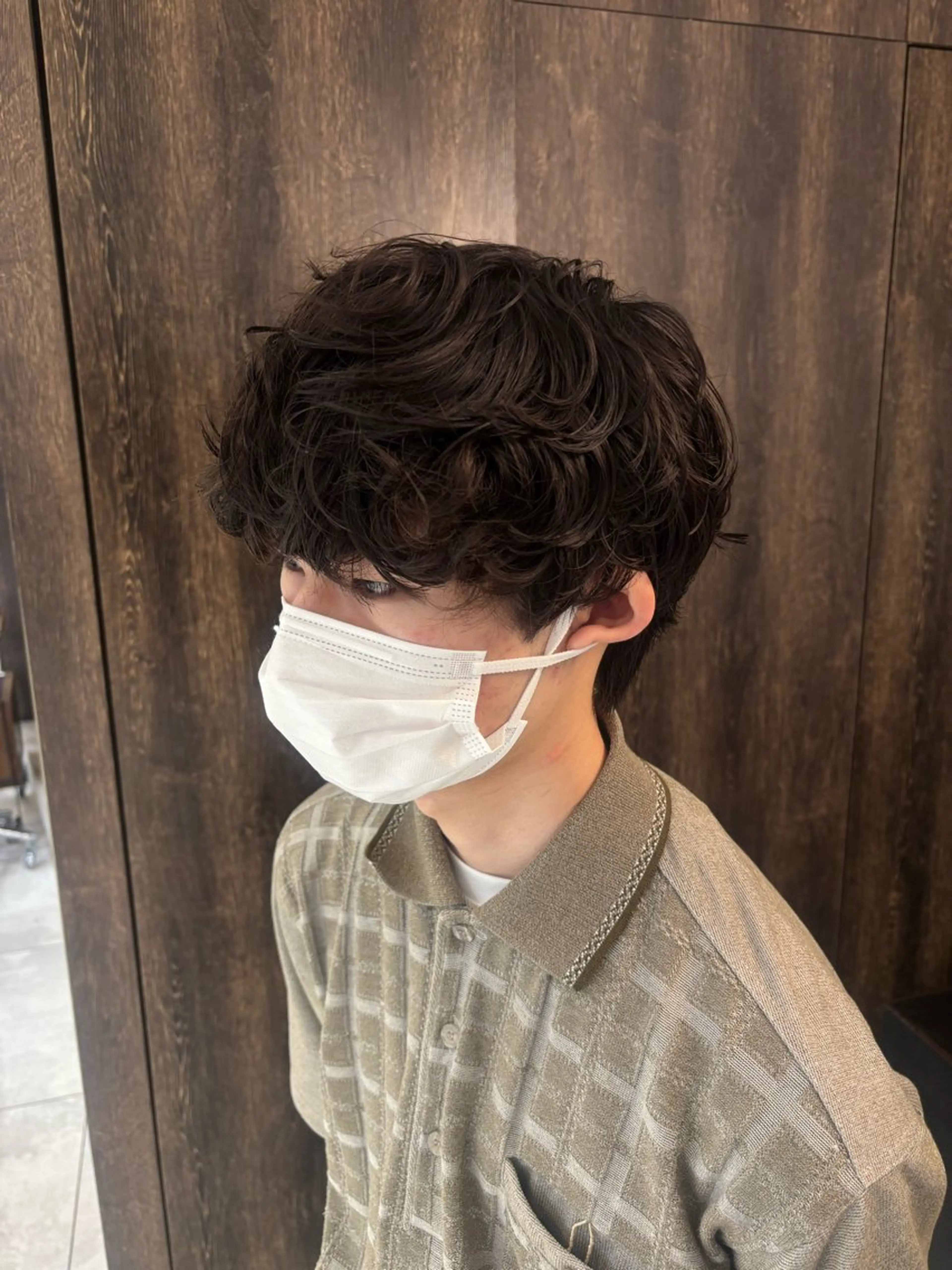 ショート カット パーマ メンズパーマ/ 上原琉介のヘアスタイル