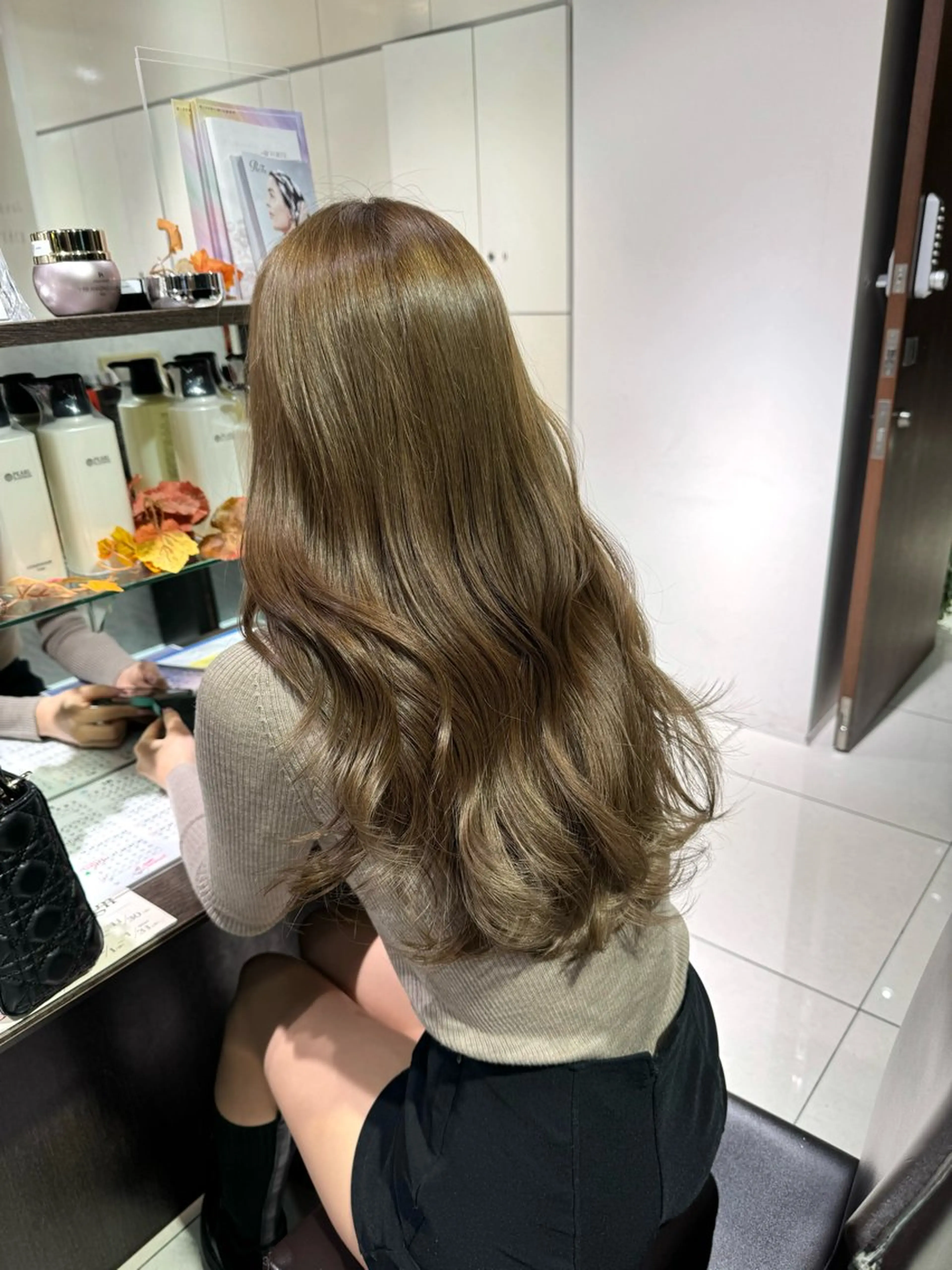 ロング カラー 韓国系艶髪🎀 miyuuのヘアスタイル