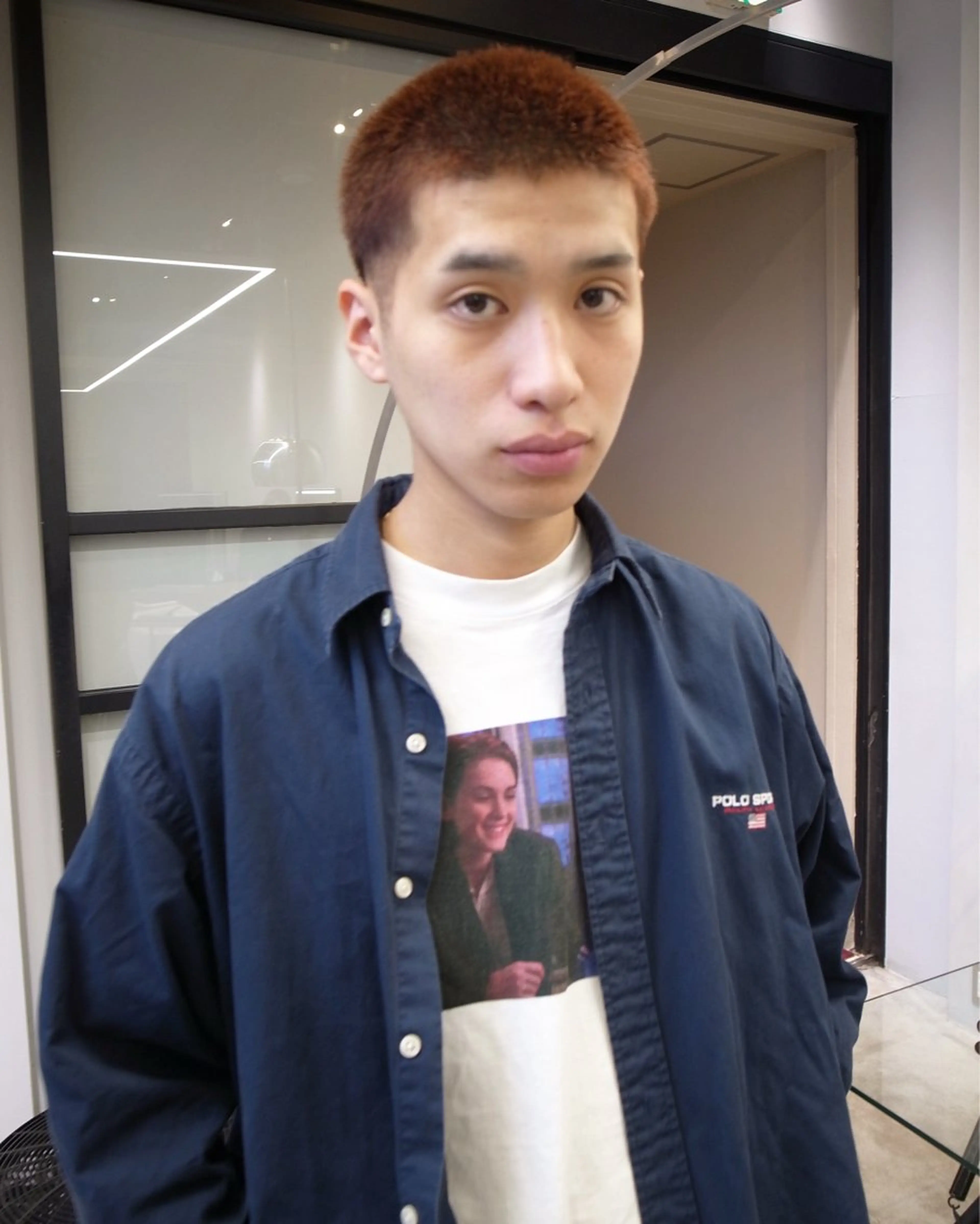 メンズ sho メンズカット　パーマのヘアスタイル