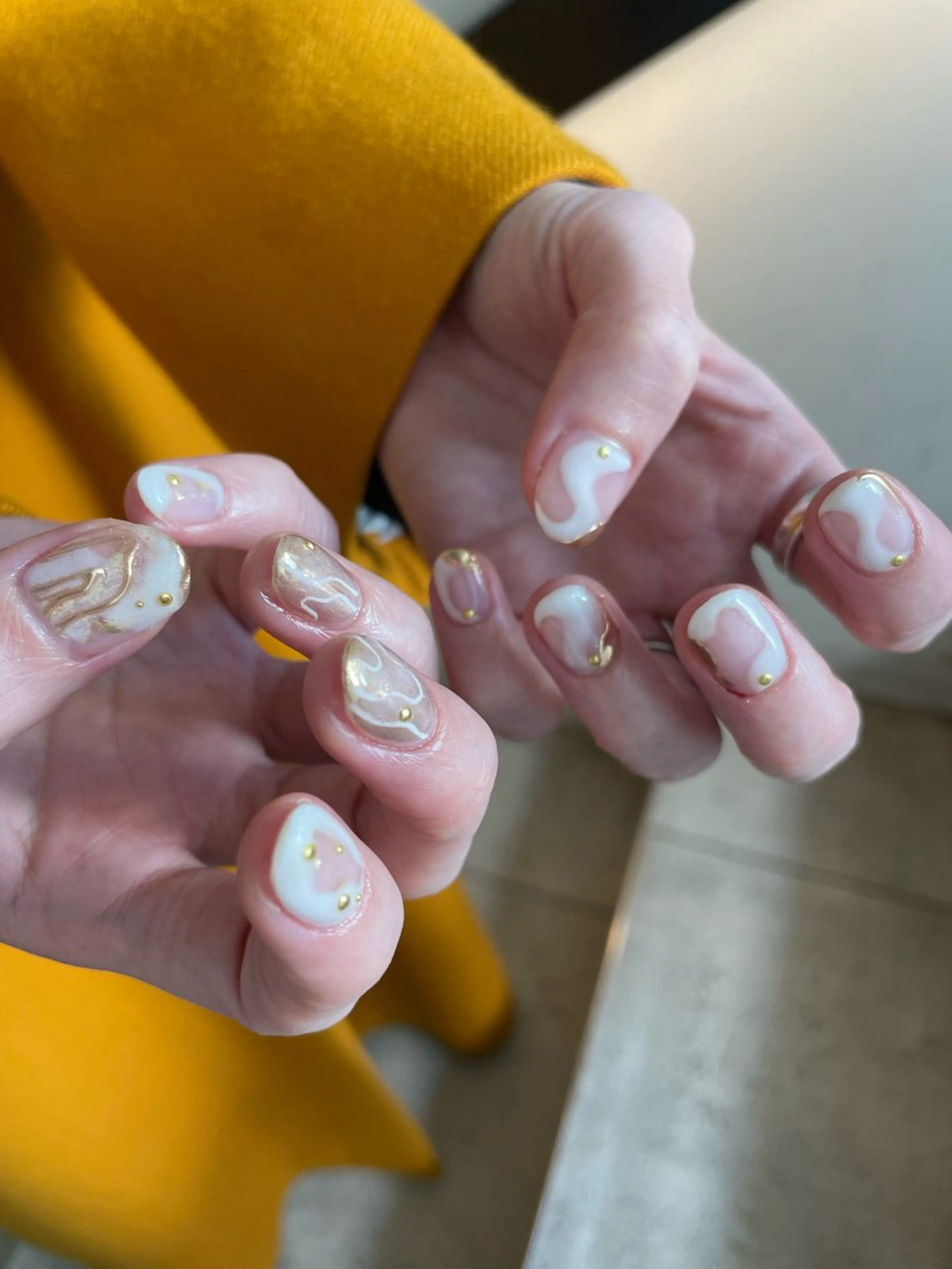 ネイル ハンドネイル 【淡色color/ nail】maikoのネイルデザイン