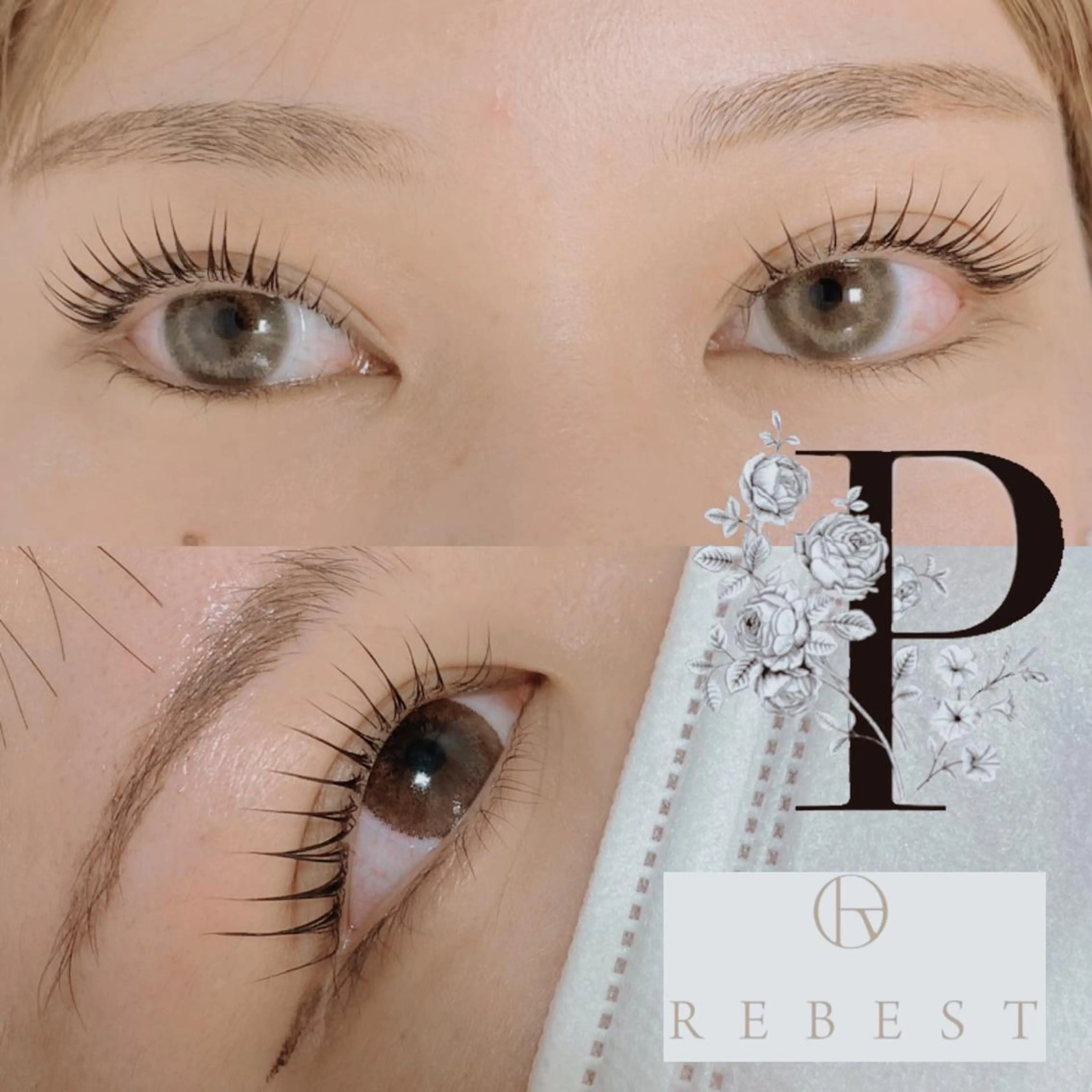 マツエク・マツパ パリジェンヌラッシュリフト 👁️REBEST 🎀YUZUKI🎀のマツエク・マツパデザイン