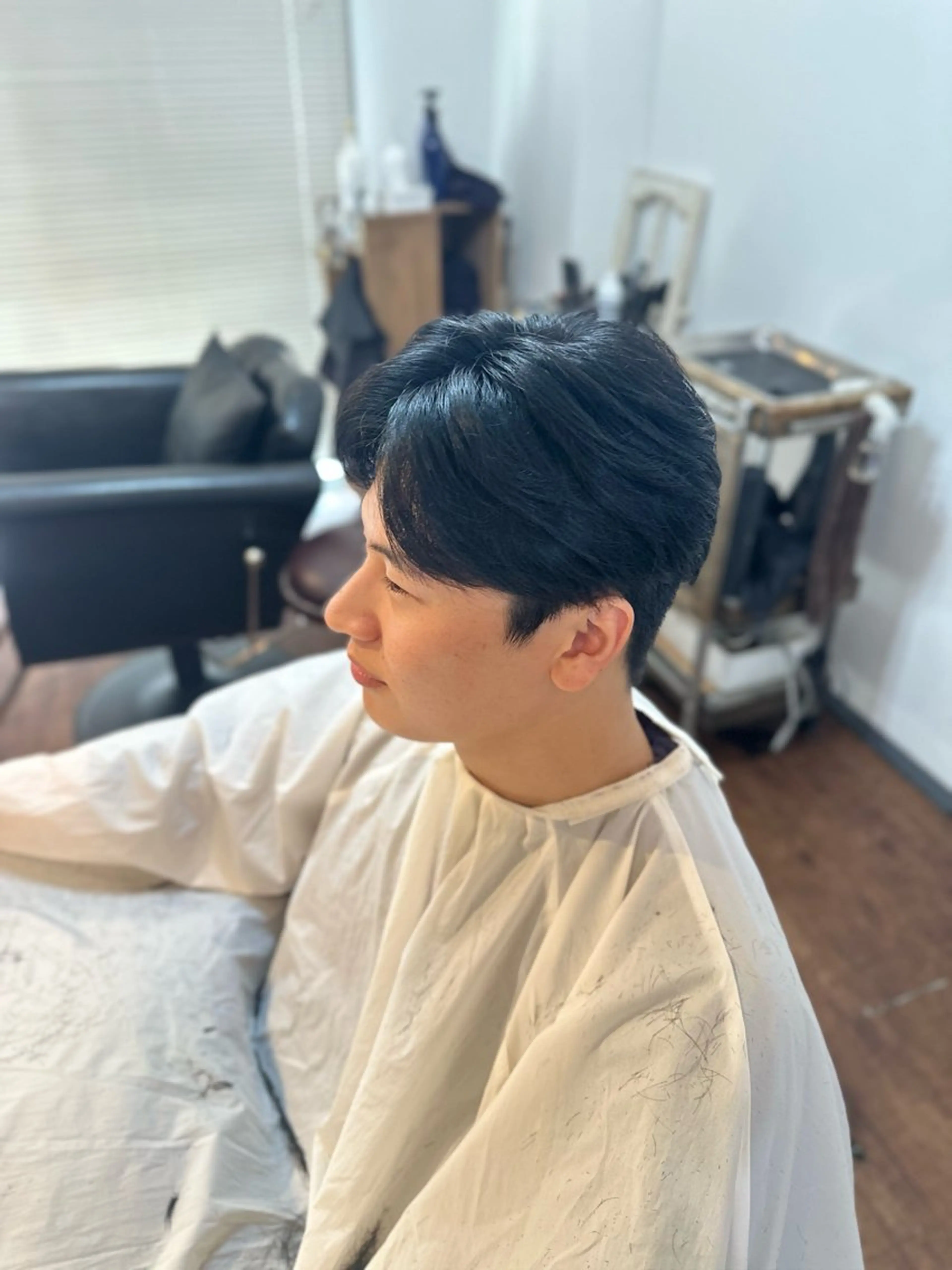 ミディアム メンズ センターパート カット Lizir  ルズィール所属・Luzir⭐︎ GEN⭐︎のヘアスタイル