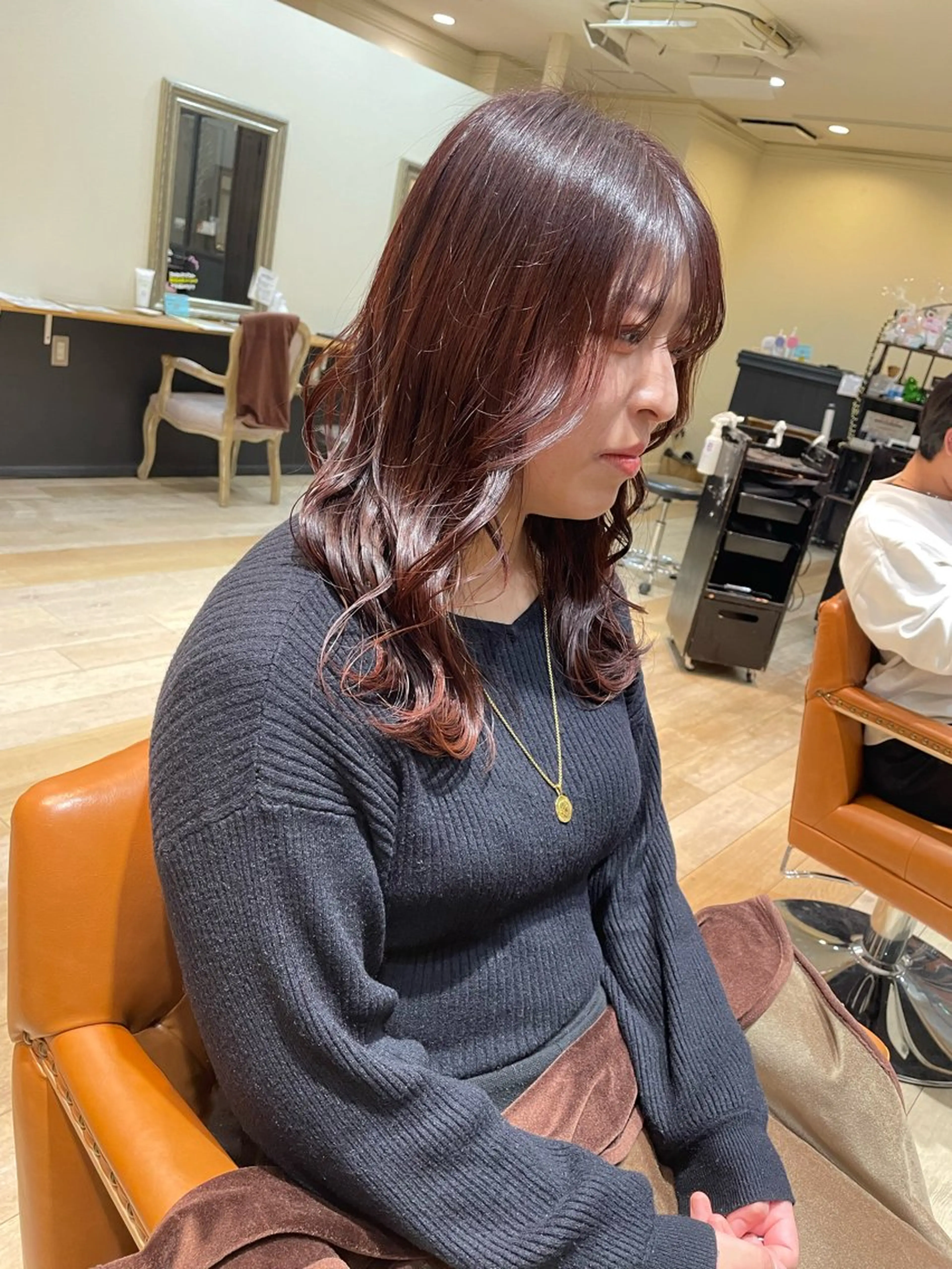 セミロング 亀川蓮 Agu hairのヘアスタイル