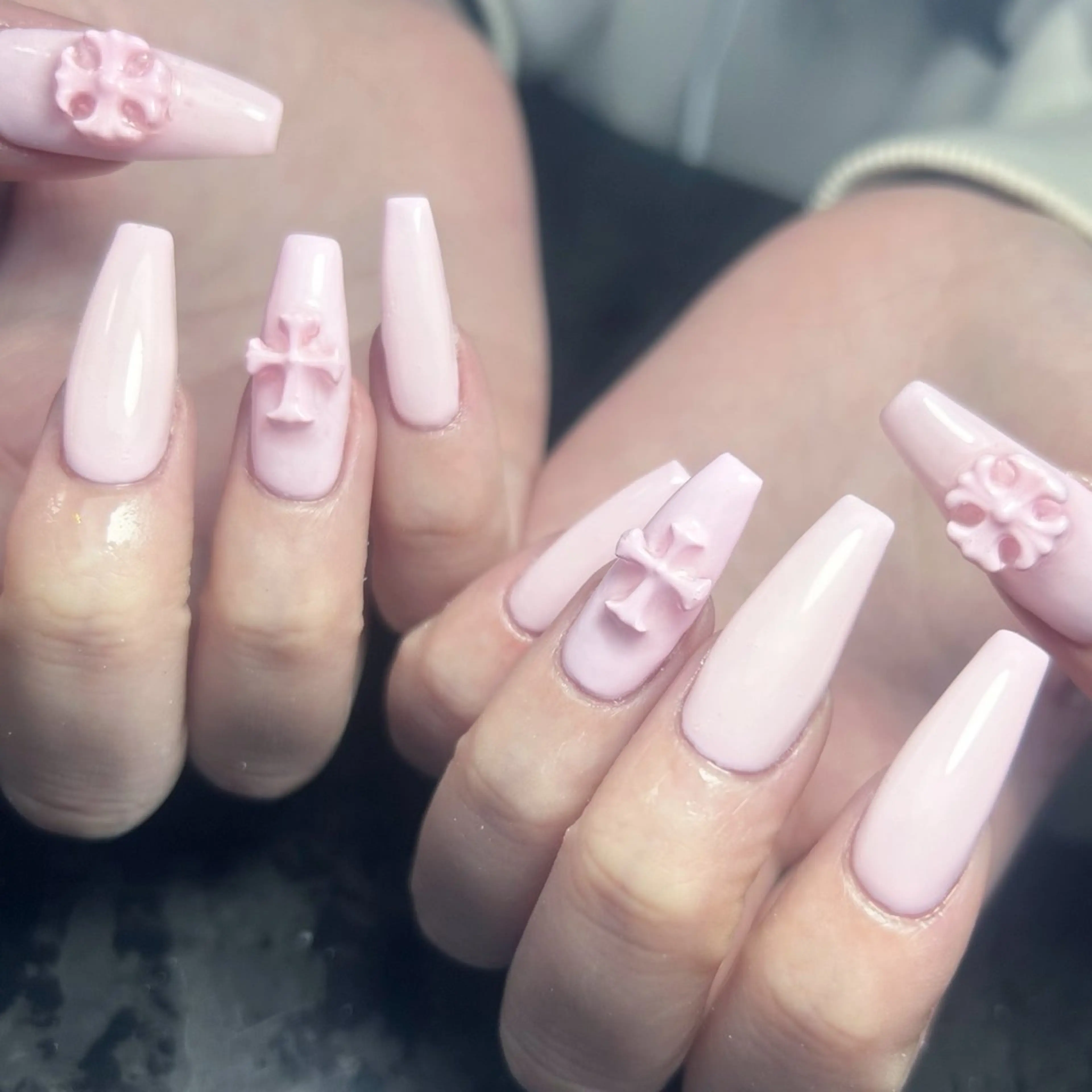 ネイル 春ネイル ハンドネイル ⛓Miyu ⛓のネイルデザイン