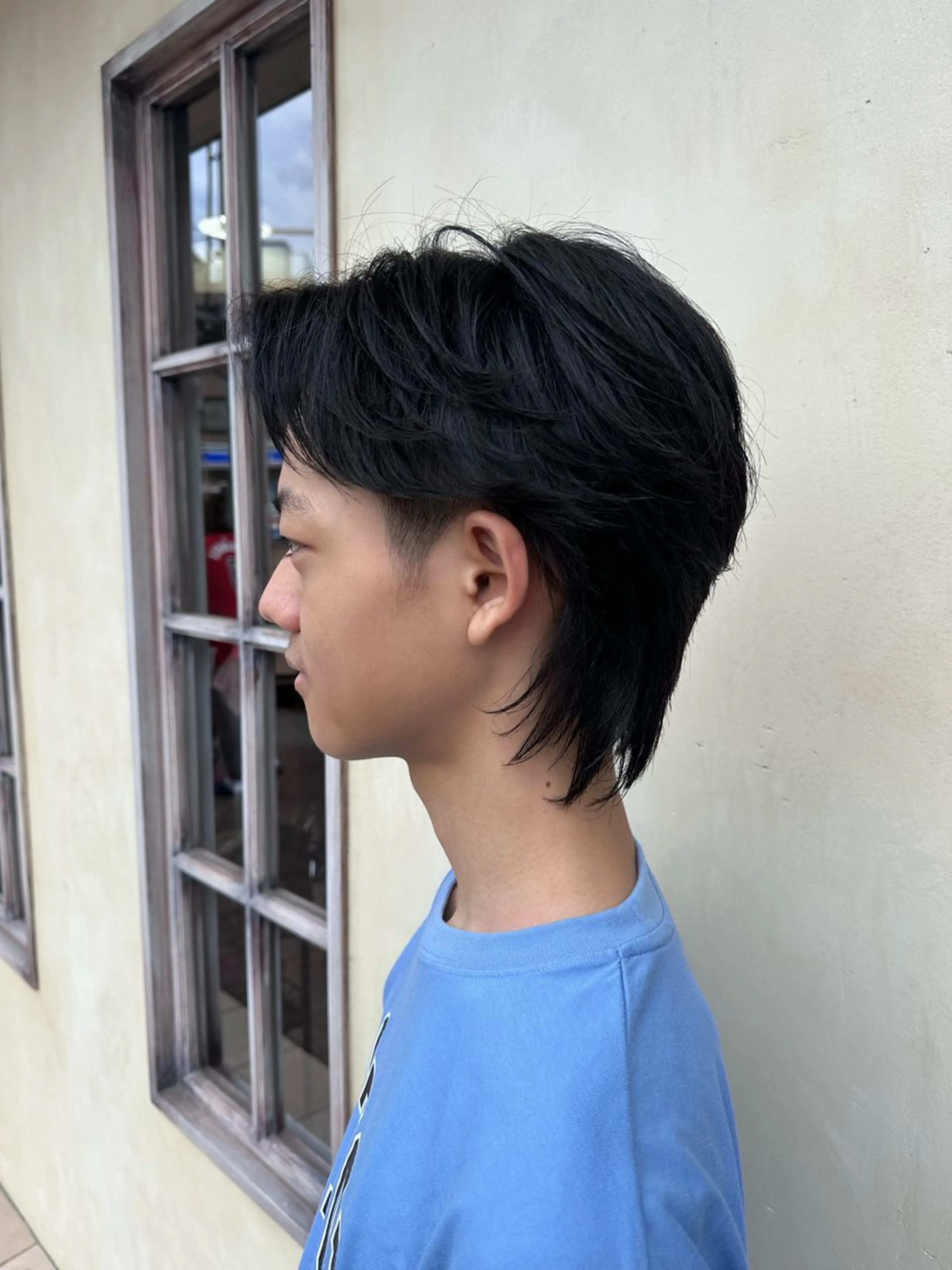 メンズ センターパート メンズウルフカット ウルフカット amie by afloat所属・レイヤーカット メンズヘア/伊藤　匠のヘアスタイル