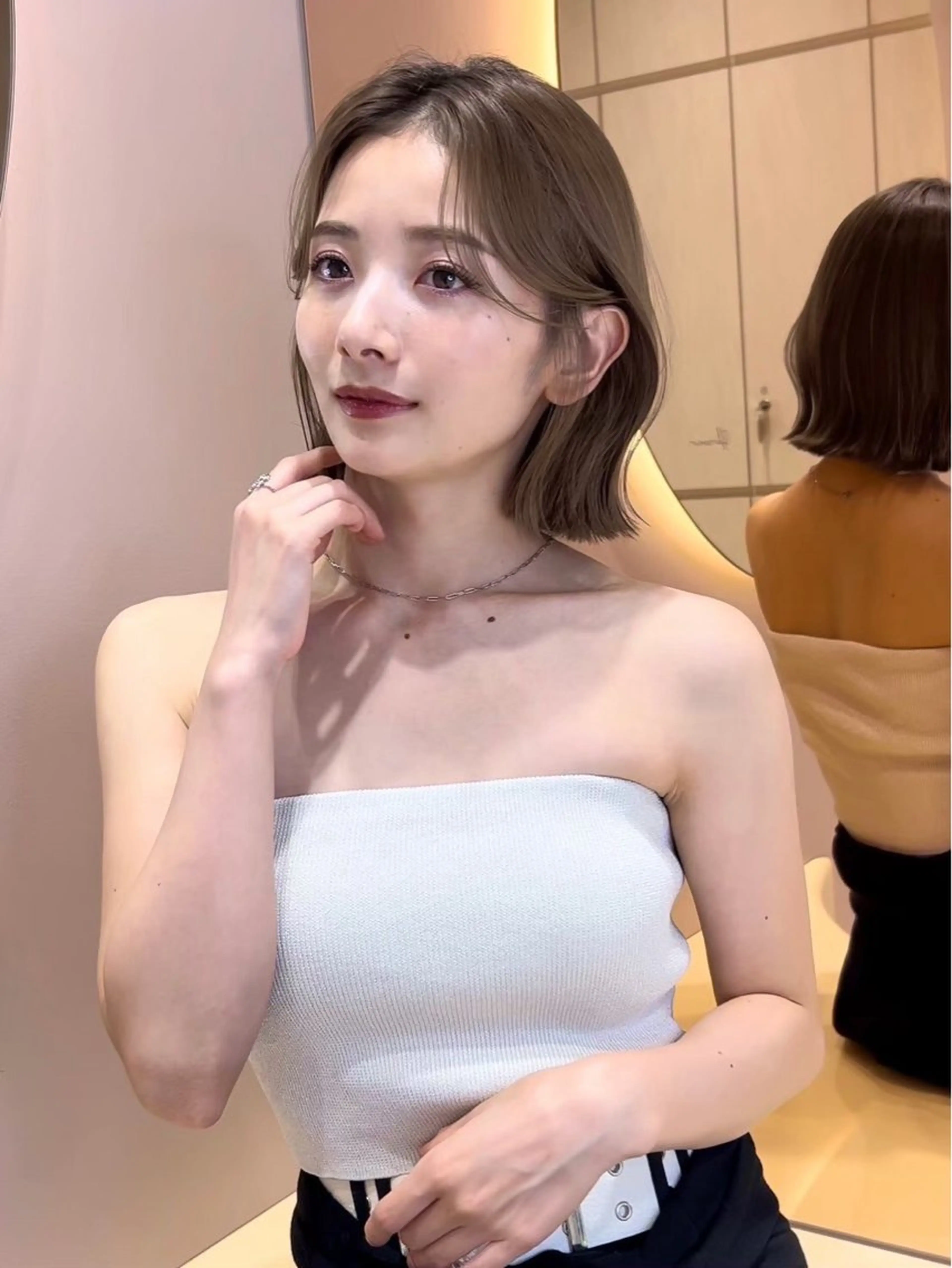 ミディアム カラー ヘアカラー ロンド プロフィール浦和のヘアスタイル