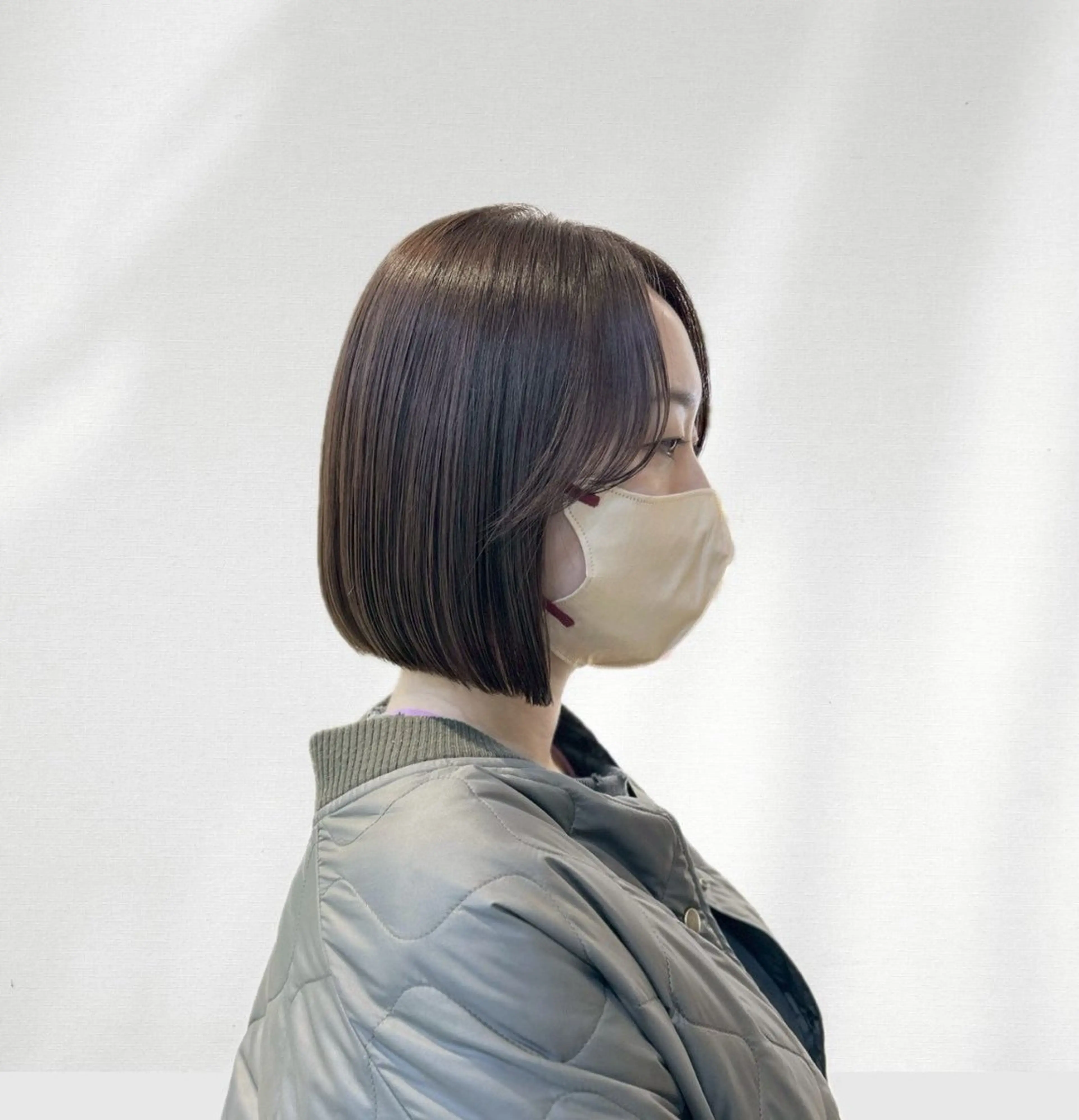 ミディアム カット トリートメント ヘッドスパ Bear Fruit 新潟店所属・美髪矯正／ 山田　千里のヘアスタイル