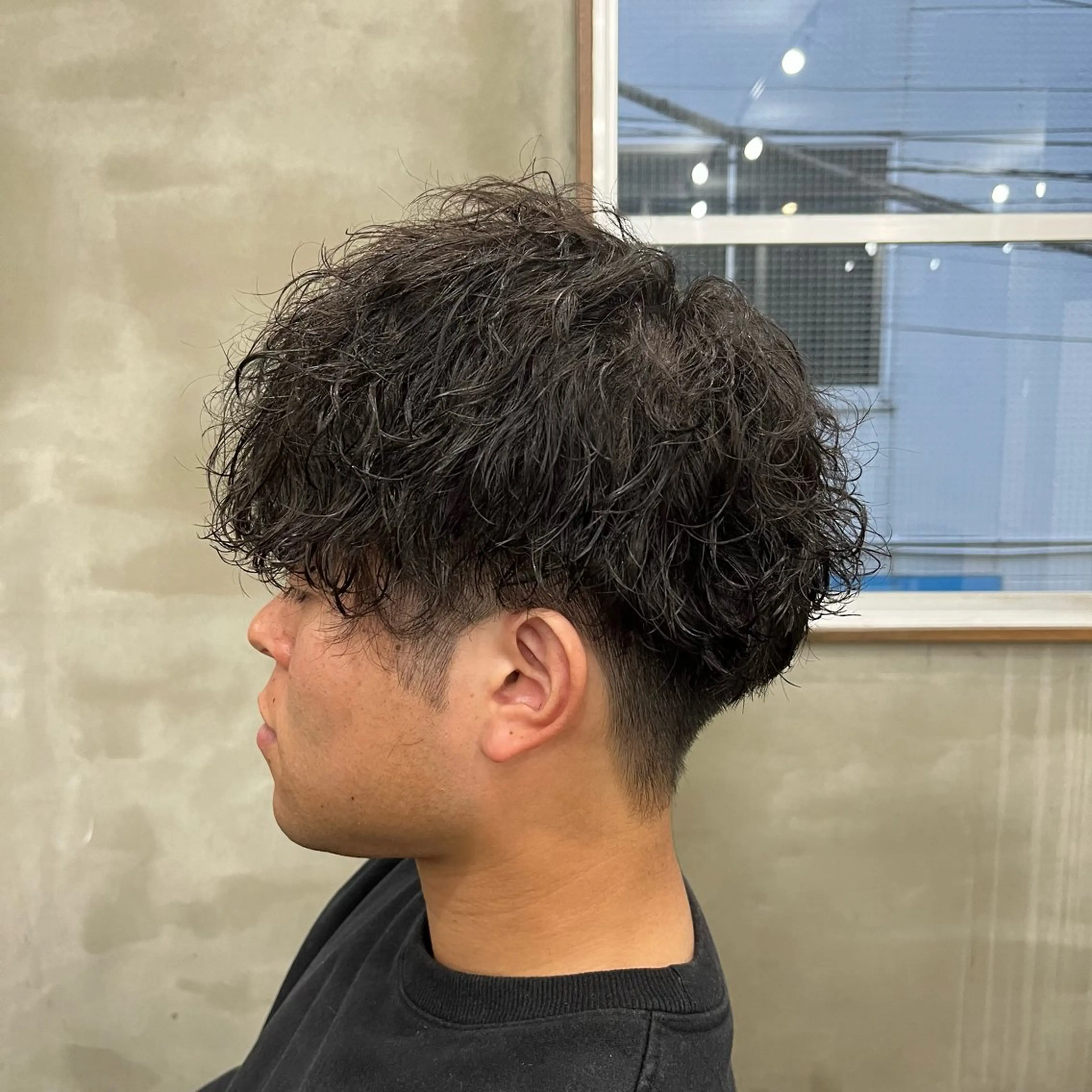 ショート パーマ メンズ カット メンズ満足度No.1 代表　北野拓海　蕨のヘアスタイル