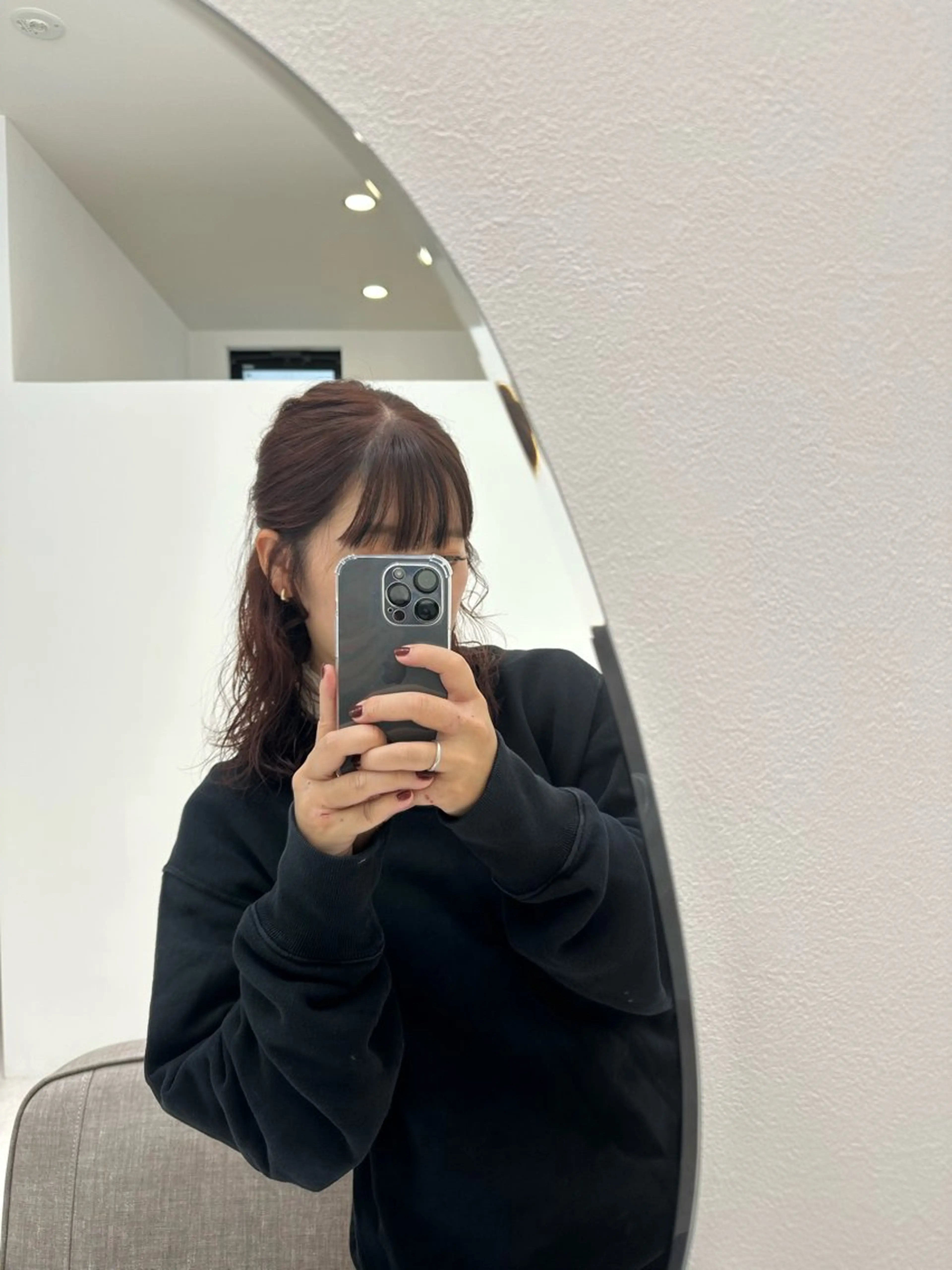 ミディアム カラー パーマ お洒落パーマ/ 艶カラー/michiのヘアスタイル