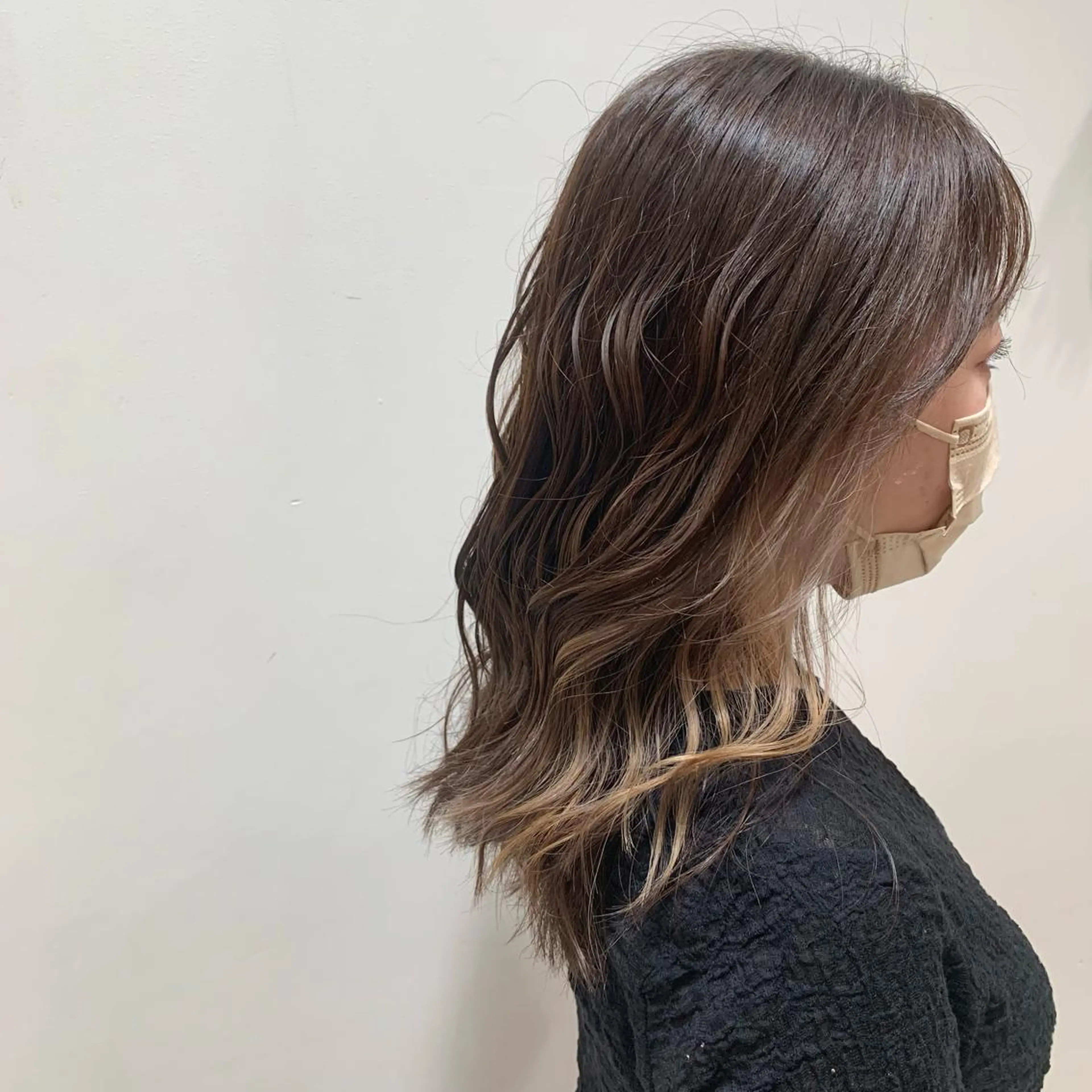 カラー インナーカラー 宮本 季奈のヘアスタイル