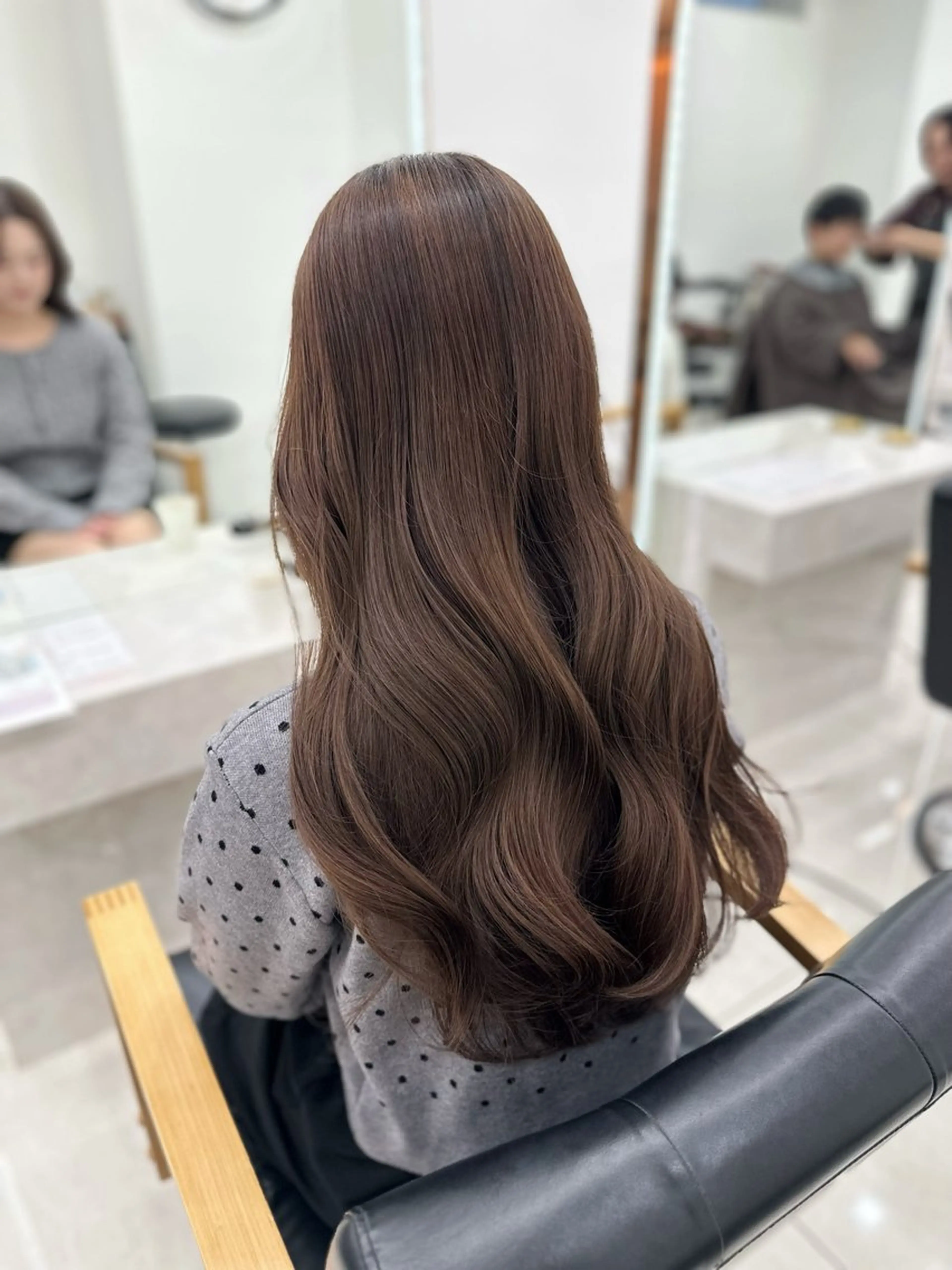 ロング カラー カット ヘアカラー Haruka 🎀暖色カラーのヘアスタイル