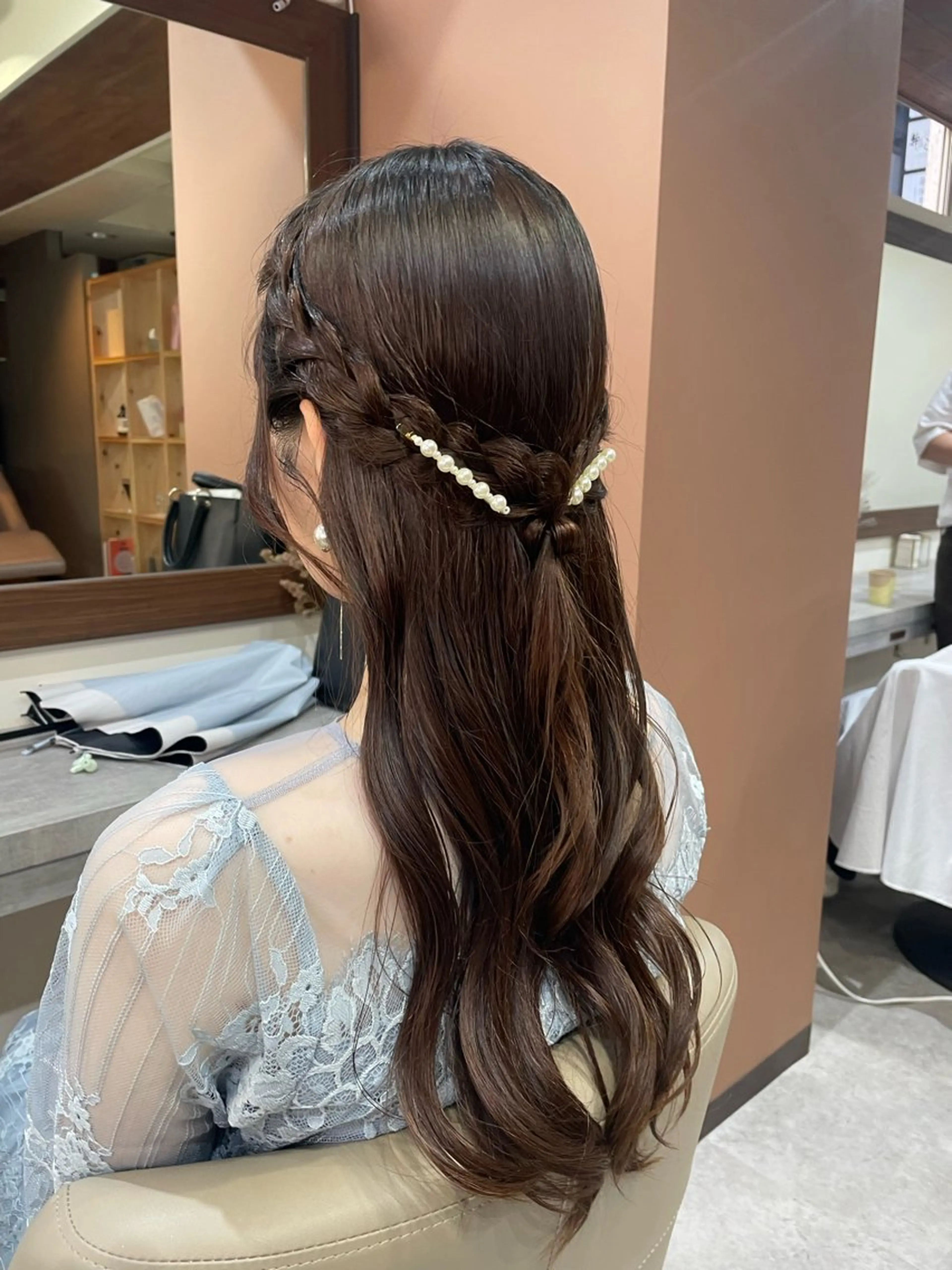 ロング ヘアセット 韓国風パーマ/ヘア セット/店長みづきのヘアスタイル