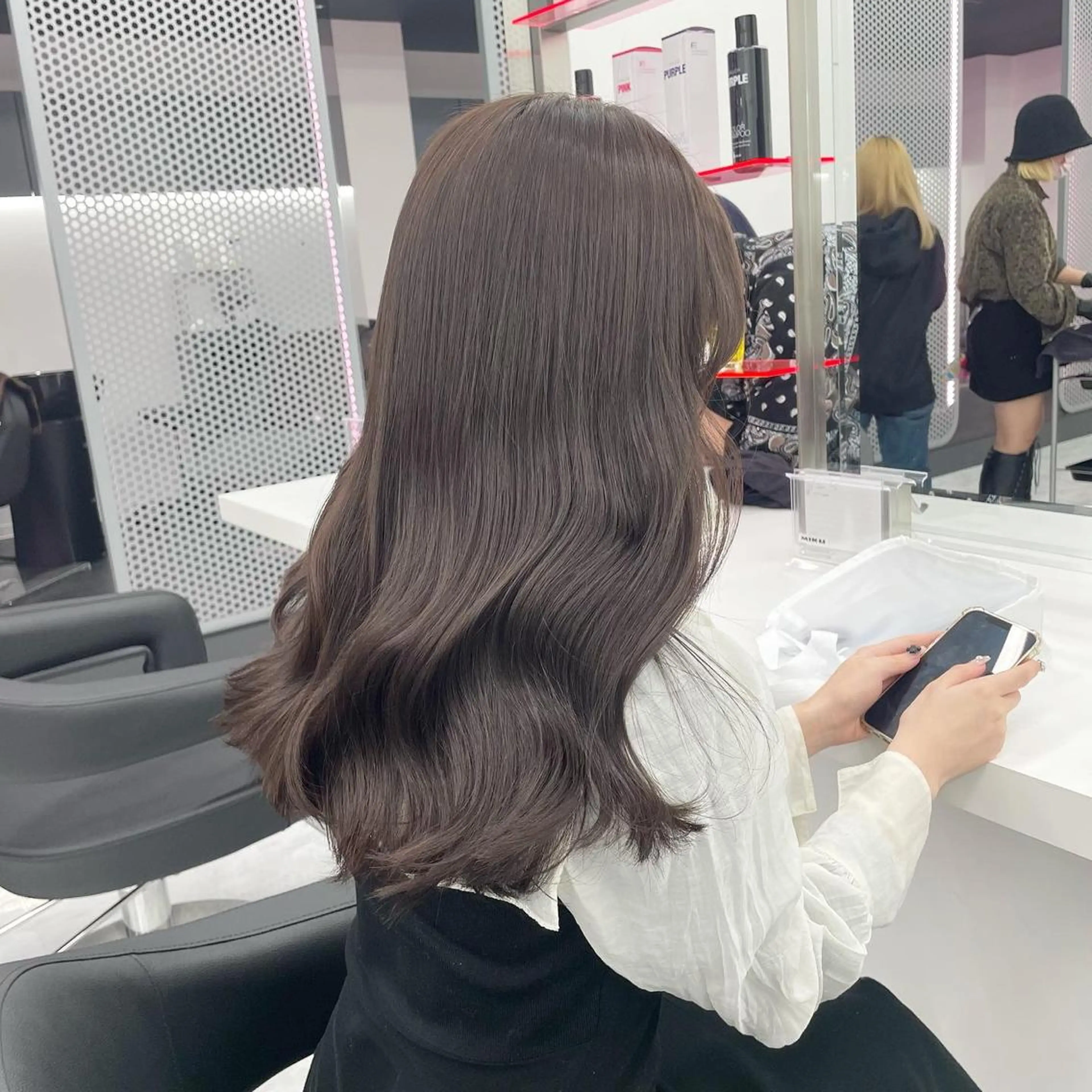 セミロング 🤍韓国トレンド ヘア🤍miku🤍のヘアスタイル