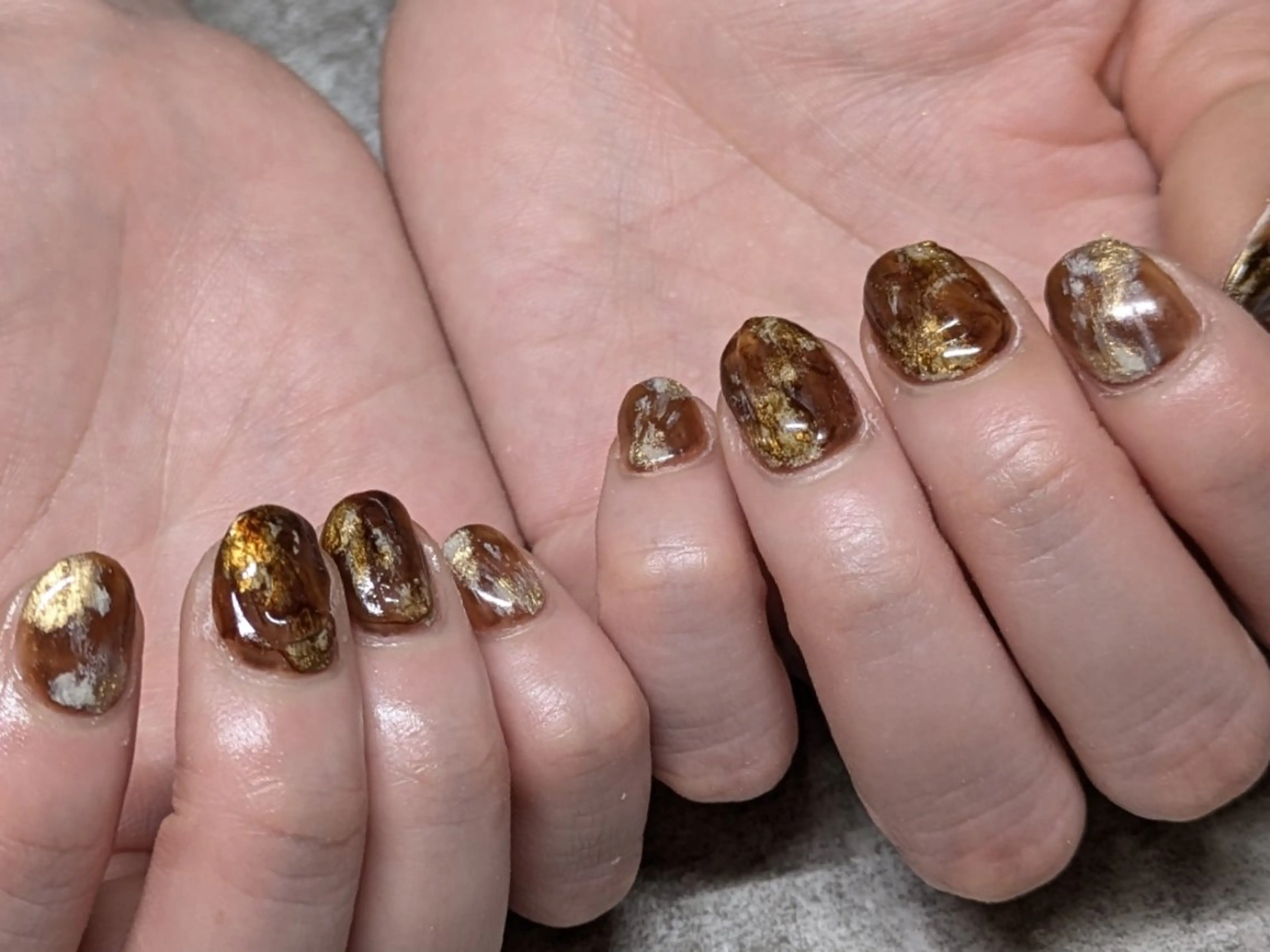 ネイル ハンドネイル ニュアンスネイル 【新宿三丁目】AMIのネイルデザイン
