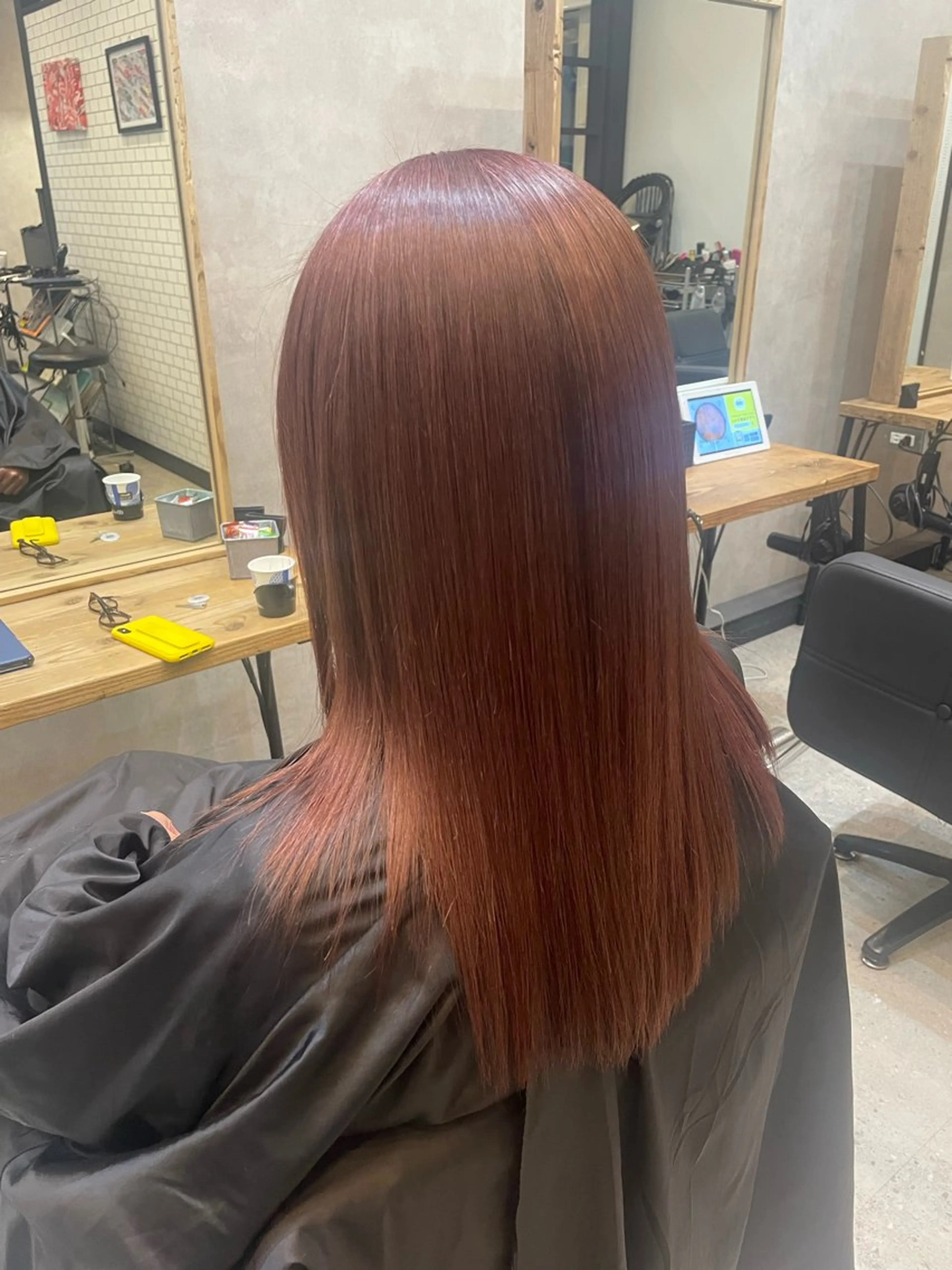 セミロング カラー カット ヘアカラー トリートメント haf店長 ✂︎タカハシレン✂︎のヘアスタイル
