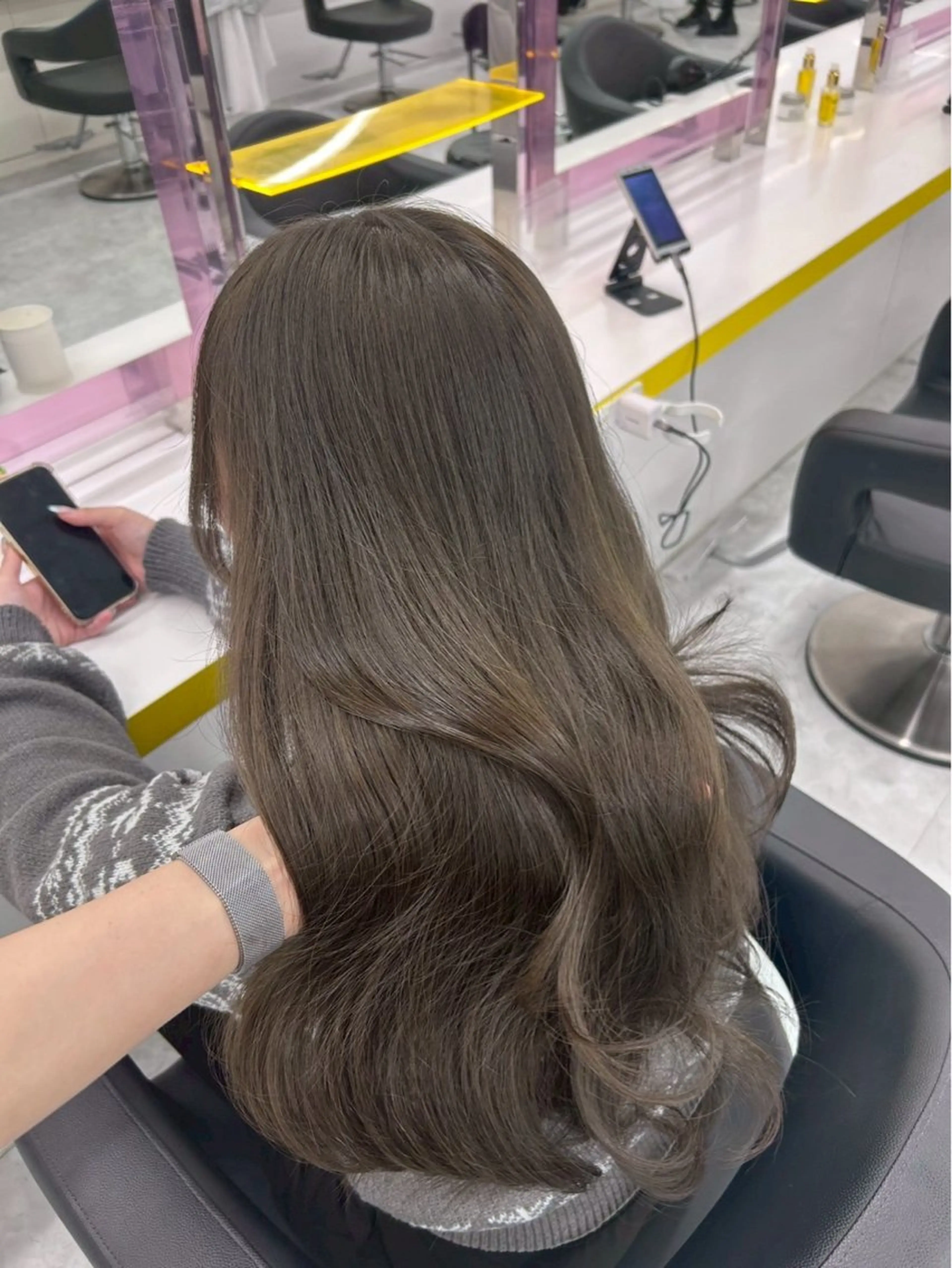 ロング カラー トレンドカラー🩵 羽衣🎀横浜🪄ྀིのヘアスタイル