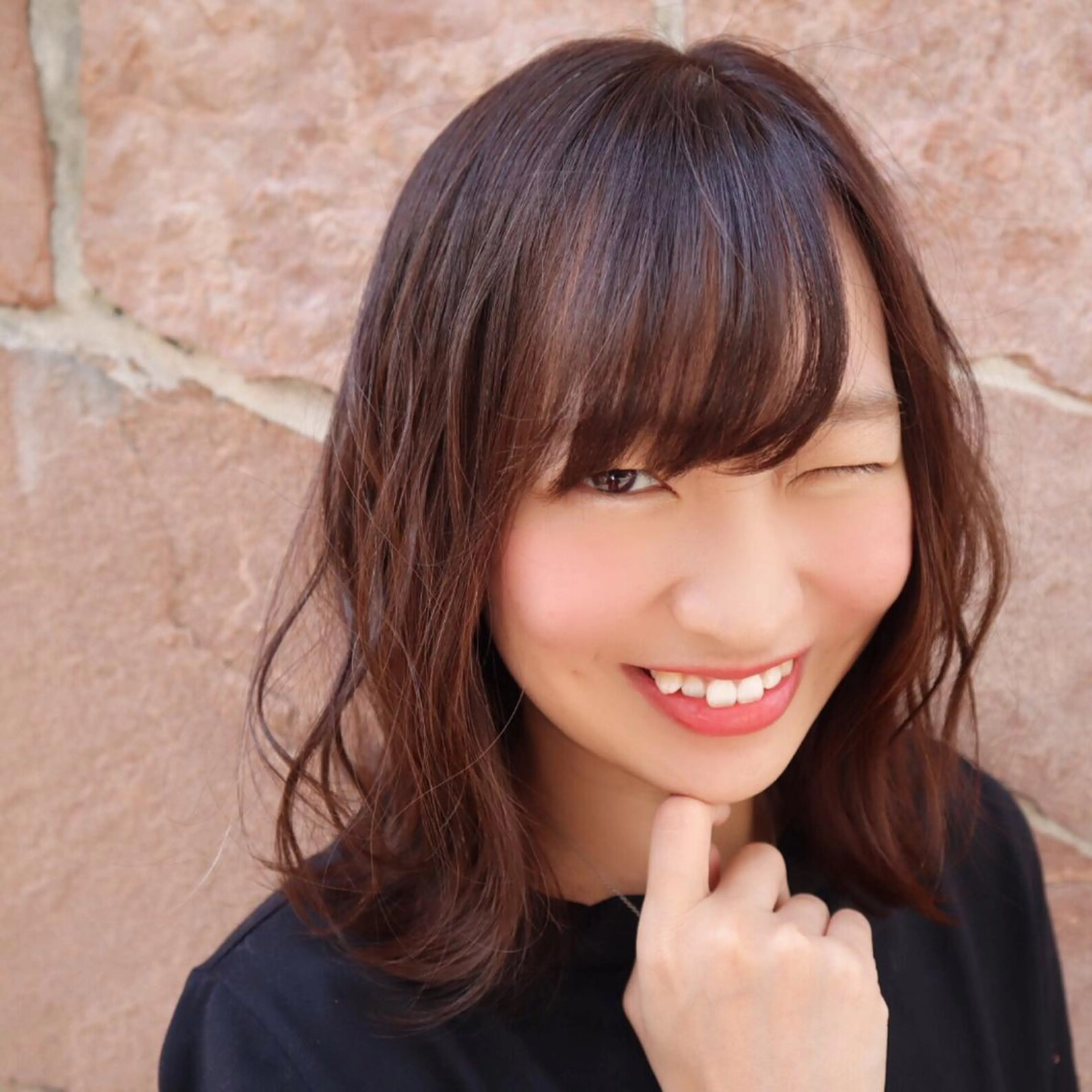 ミディアム カラー 外ハネヘア cocoru所属・＊横浜駅＊ 金子 誠也のヘアスタイル