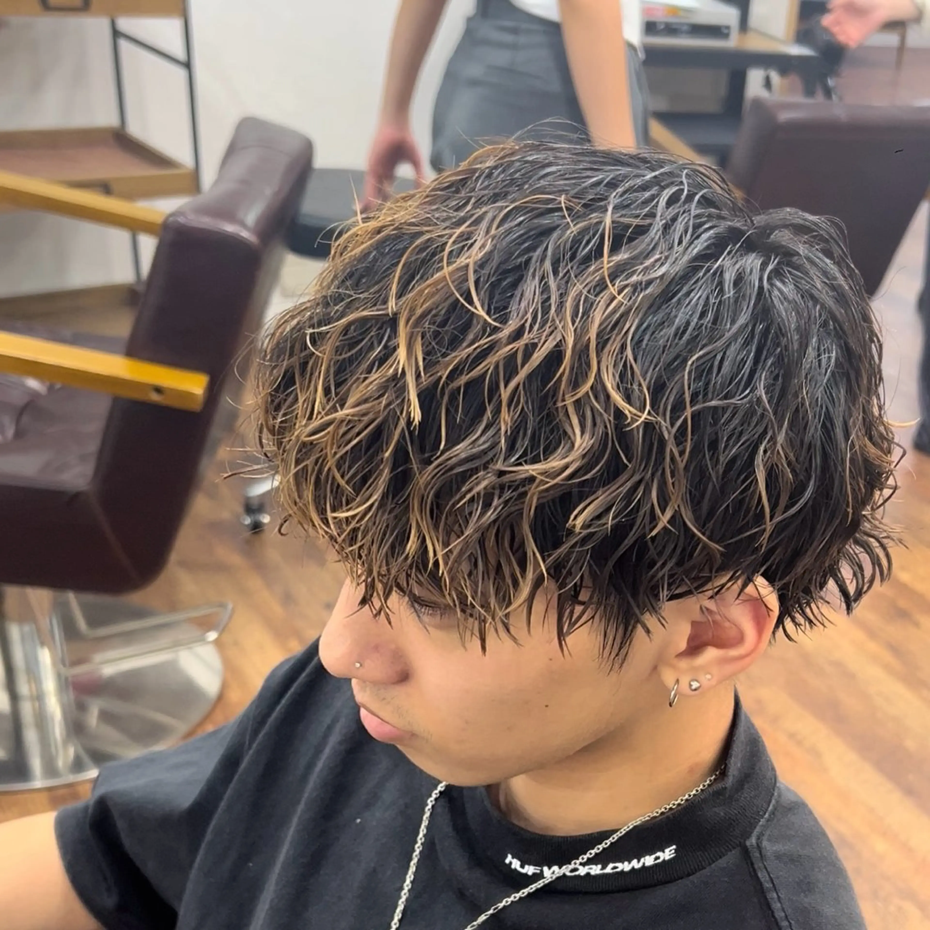 パーマ メンズ マッシュ Rikito /メンズパーマのヘアスタイル