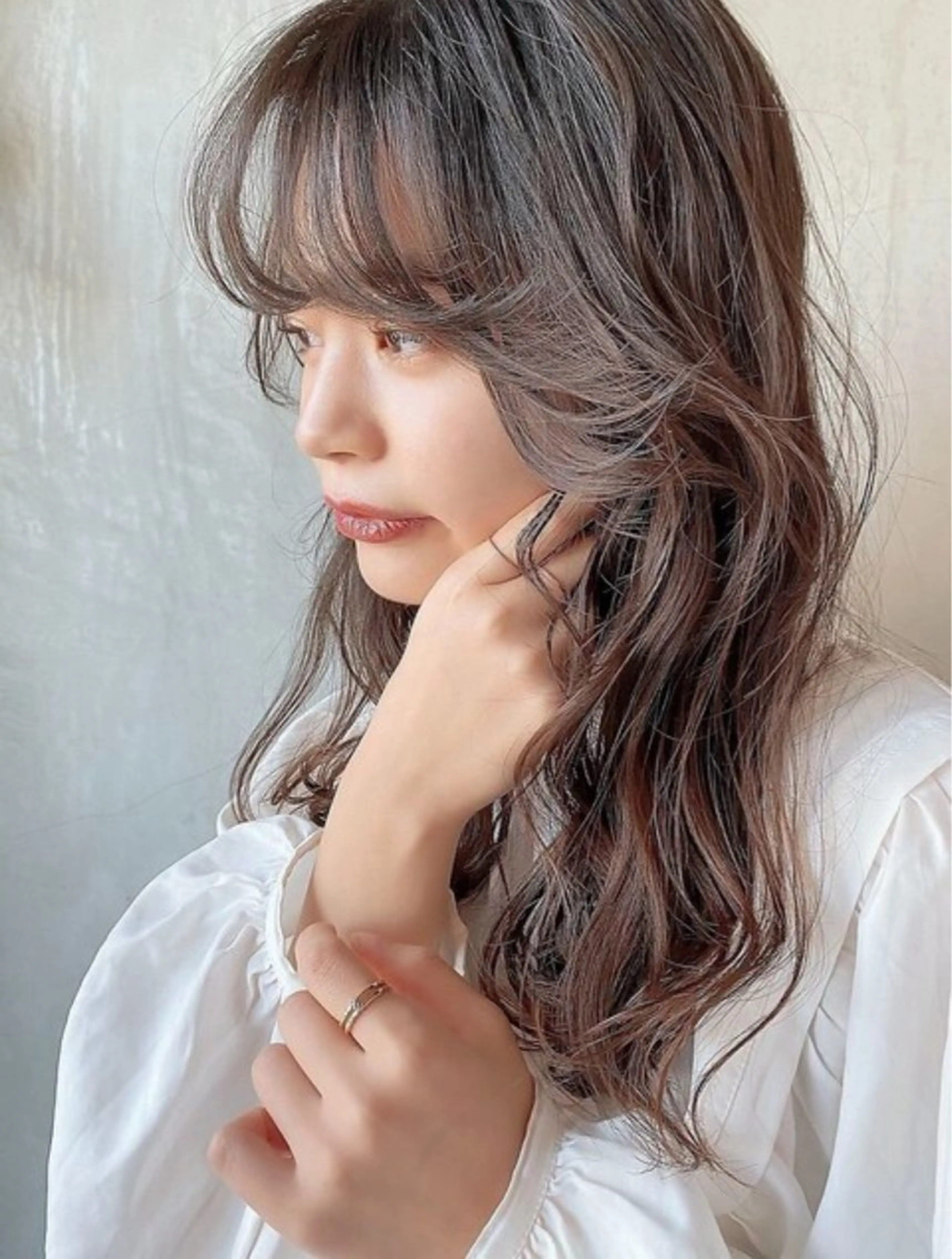 セミロング パーマ セミロングパーマ knot by belle所属・Hana❁⃘*.ﾟ Jr.stylistのヘアスタイル