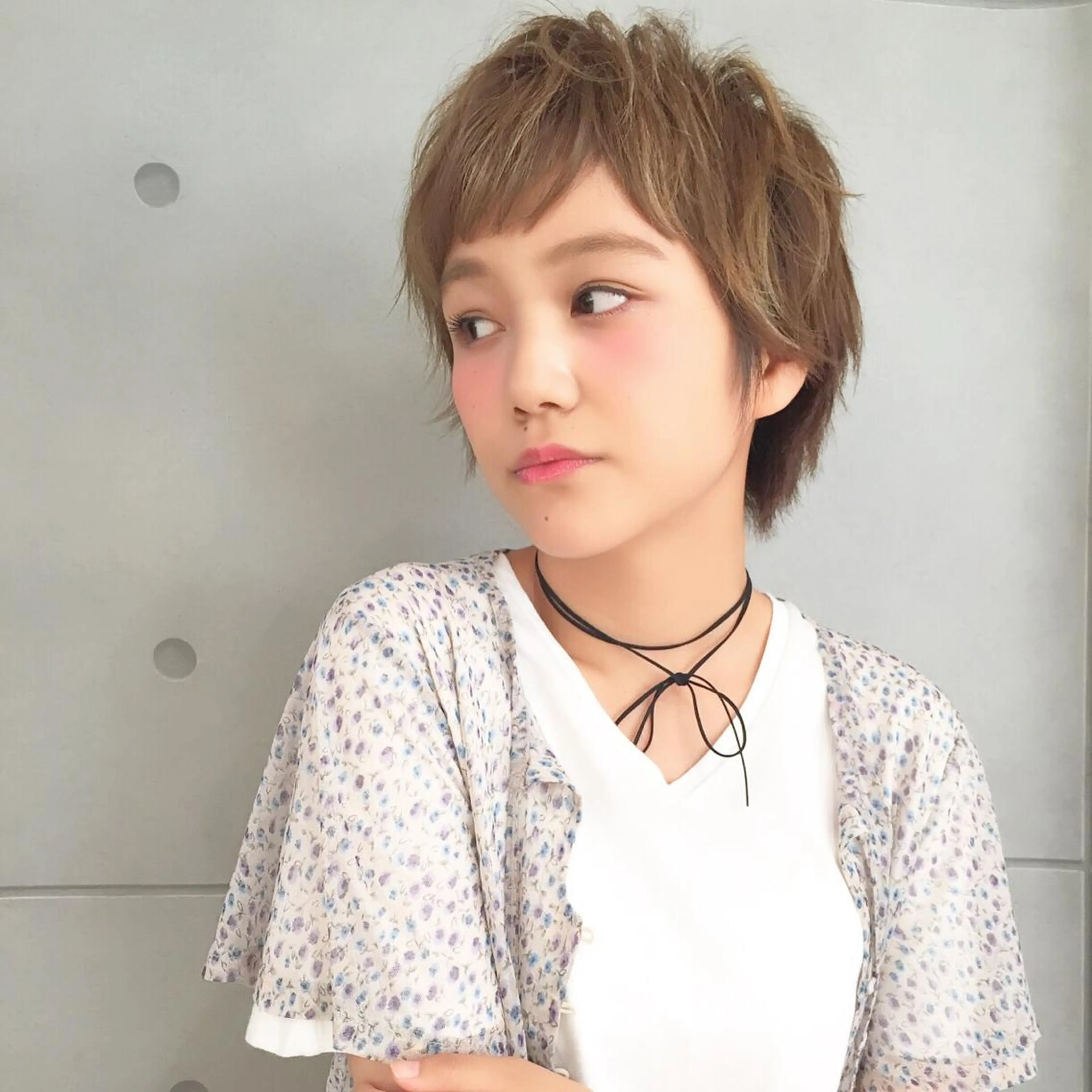 ショート ショートヘア 齋藤 咲のヘアスタイル