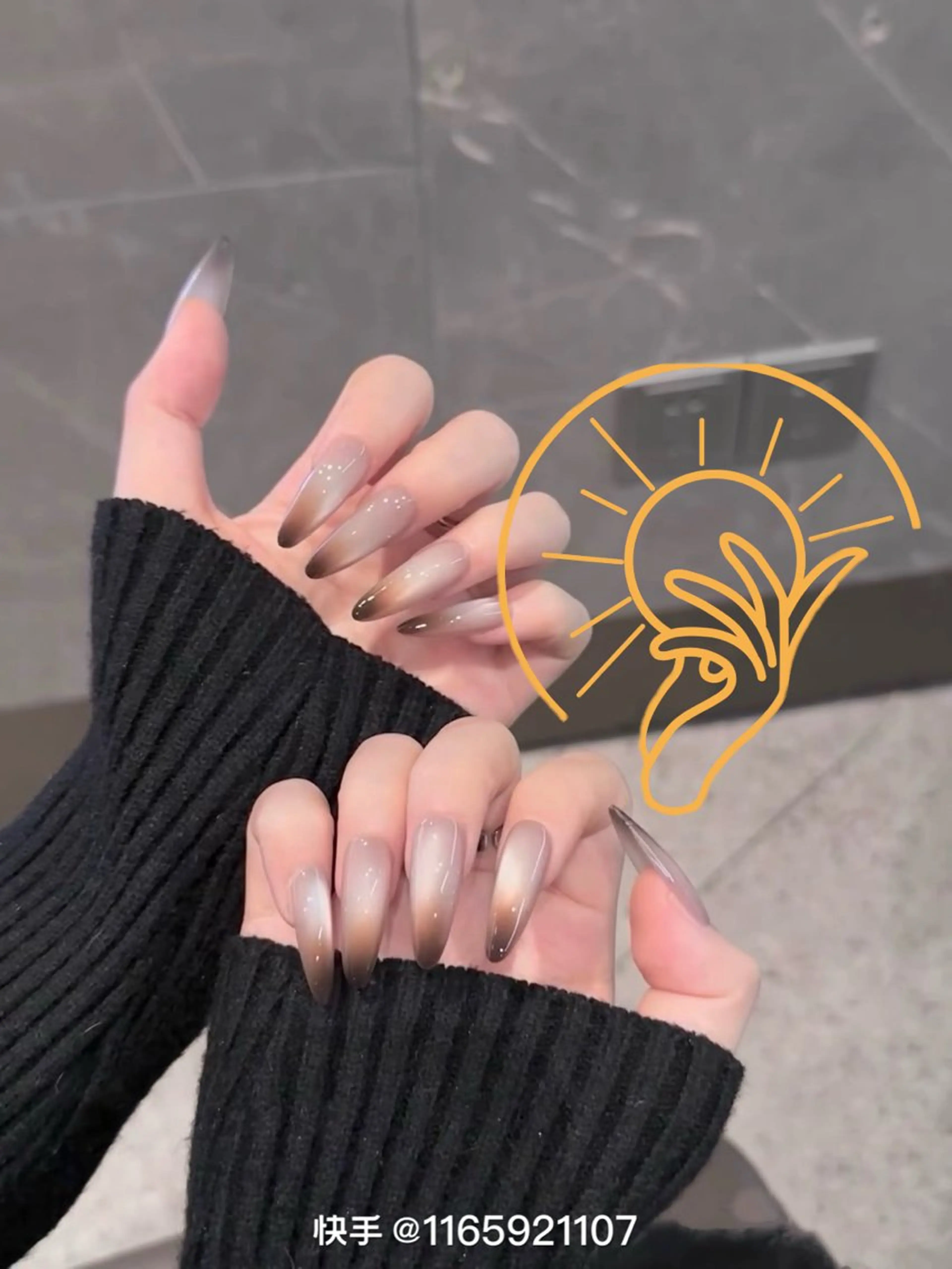 ネイル 長さ出し フレンチネイル ジェルネイル 韓国ネイル マグネットネイル sun nail池袋 モデル募集のネイルデザイン