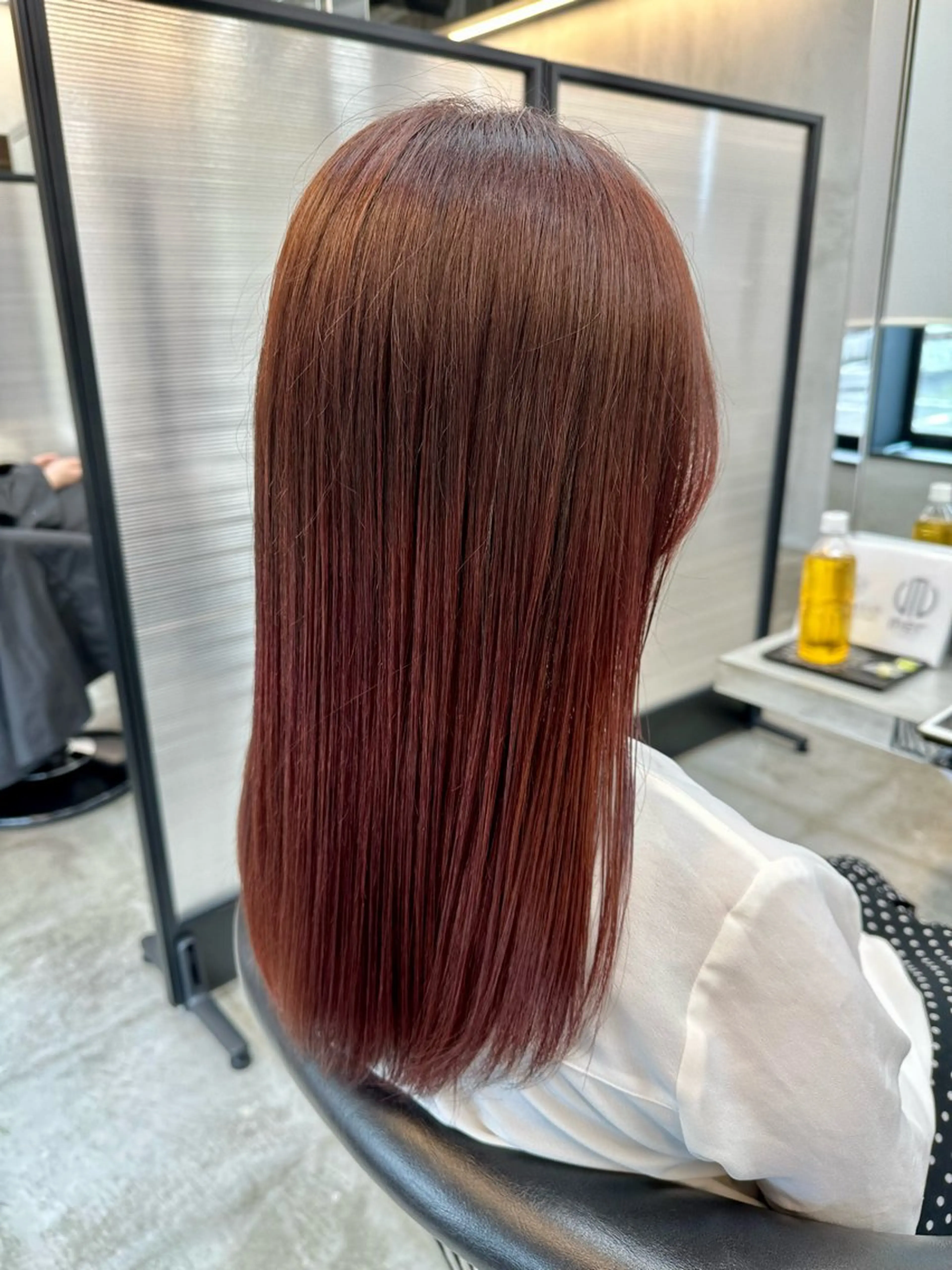ロング カラー ブリーチ グラデーションカラー ピンクカラー ブリーチ/暖色カラー 🍎豊田修太郎のヘアスタイル