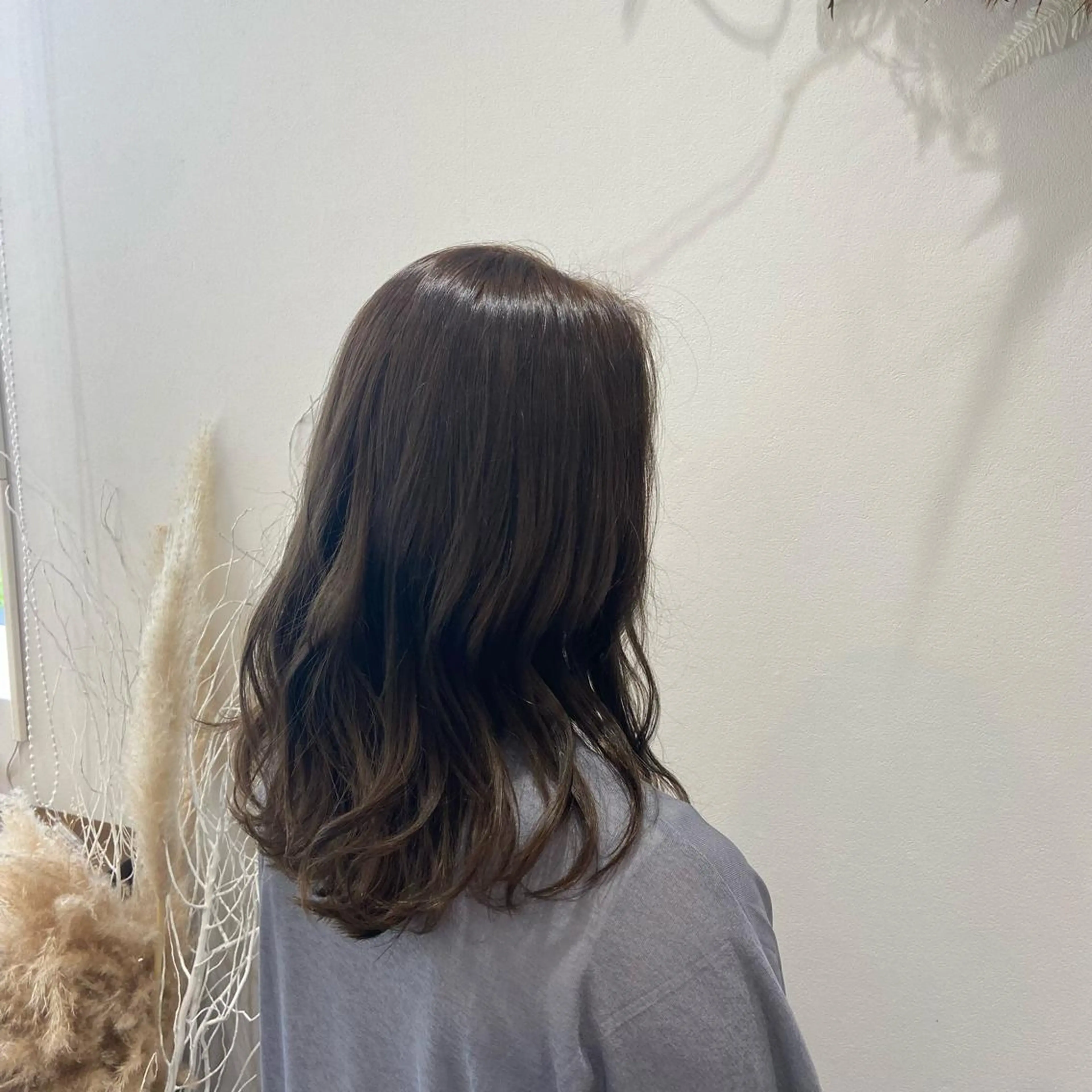 セミロング 松本 玲菜のヘアスタイル