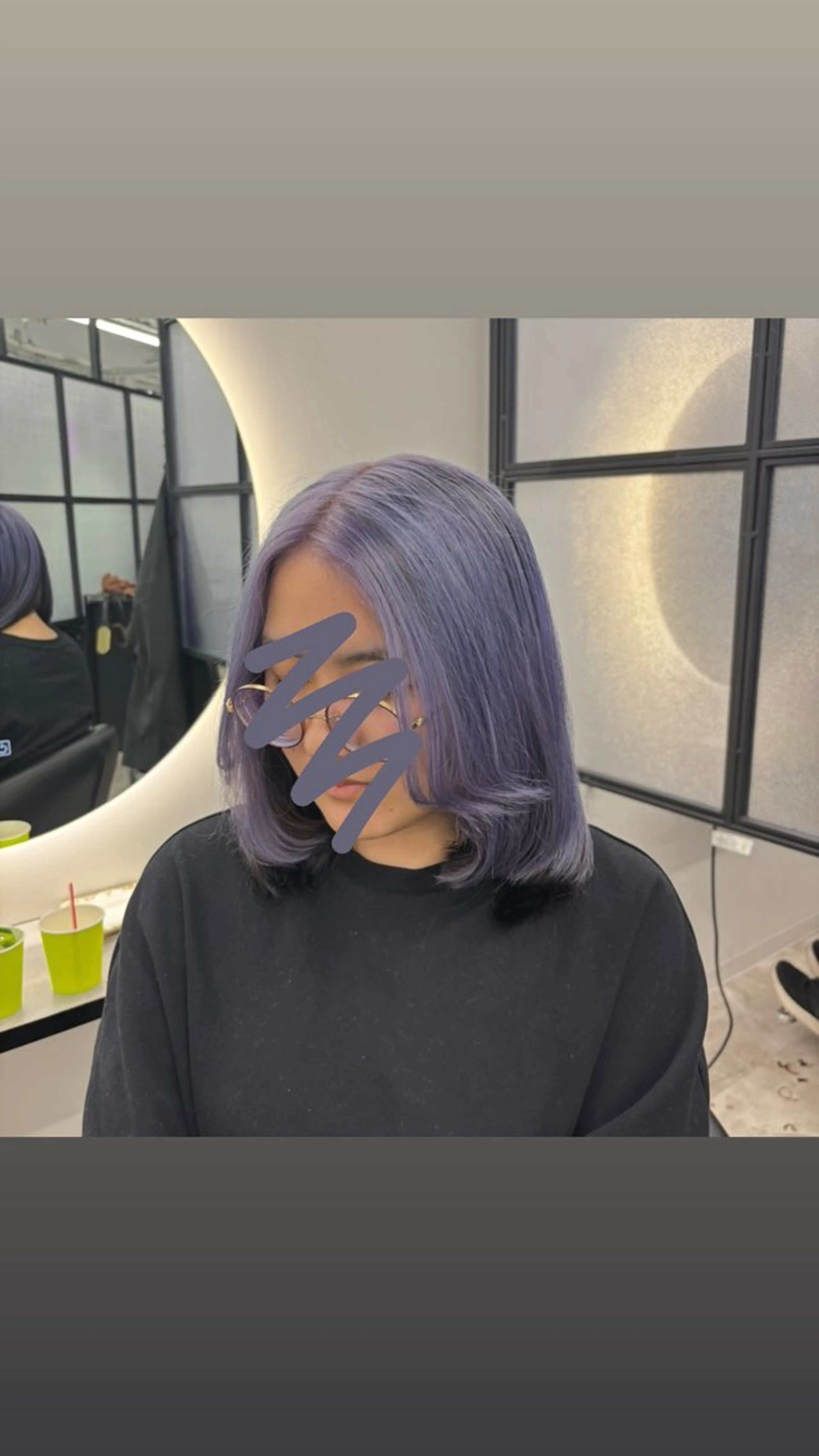 ミディアム カラー ヘアカラー Ren. 🦋デザインカラーのヘアスタイル