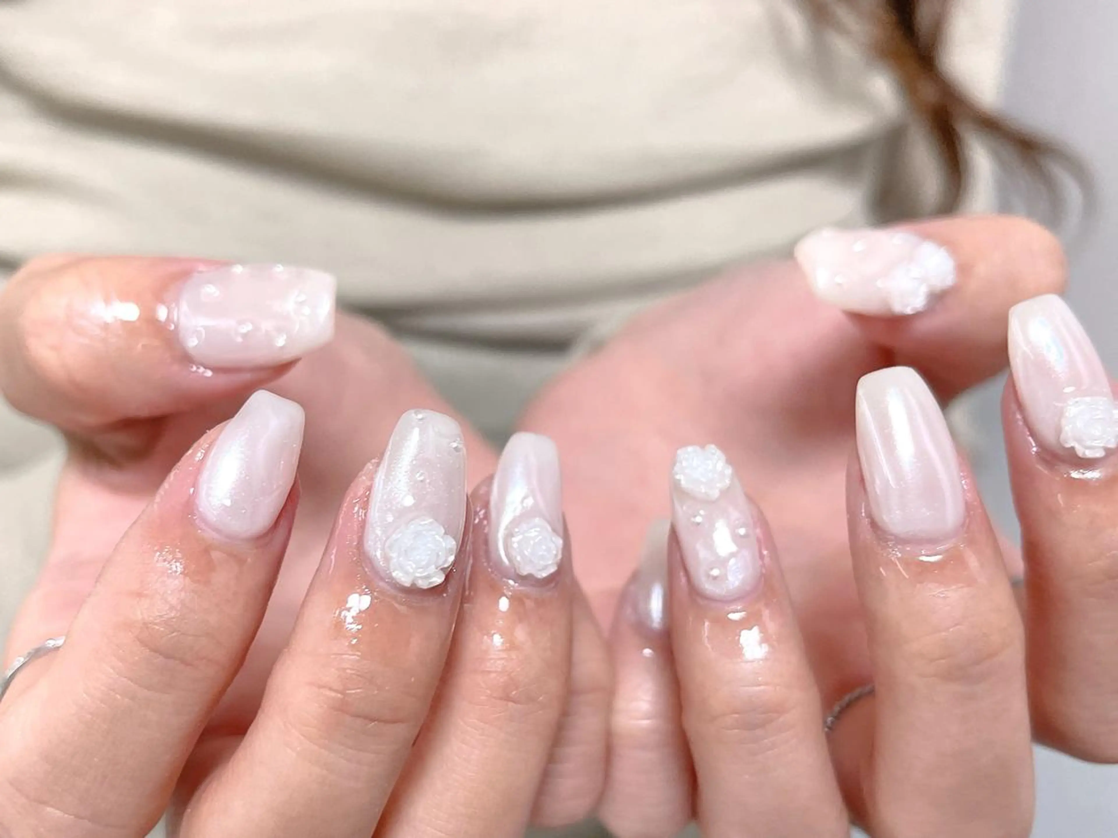 ネイル 持ち込み 🦋y y Nail 🤍のネイルデザイン