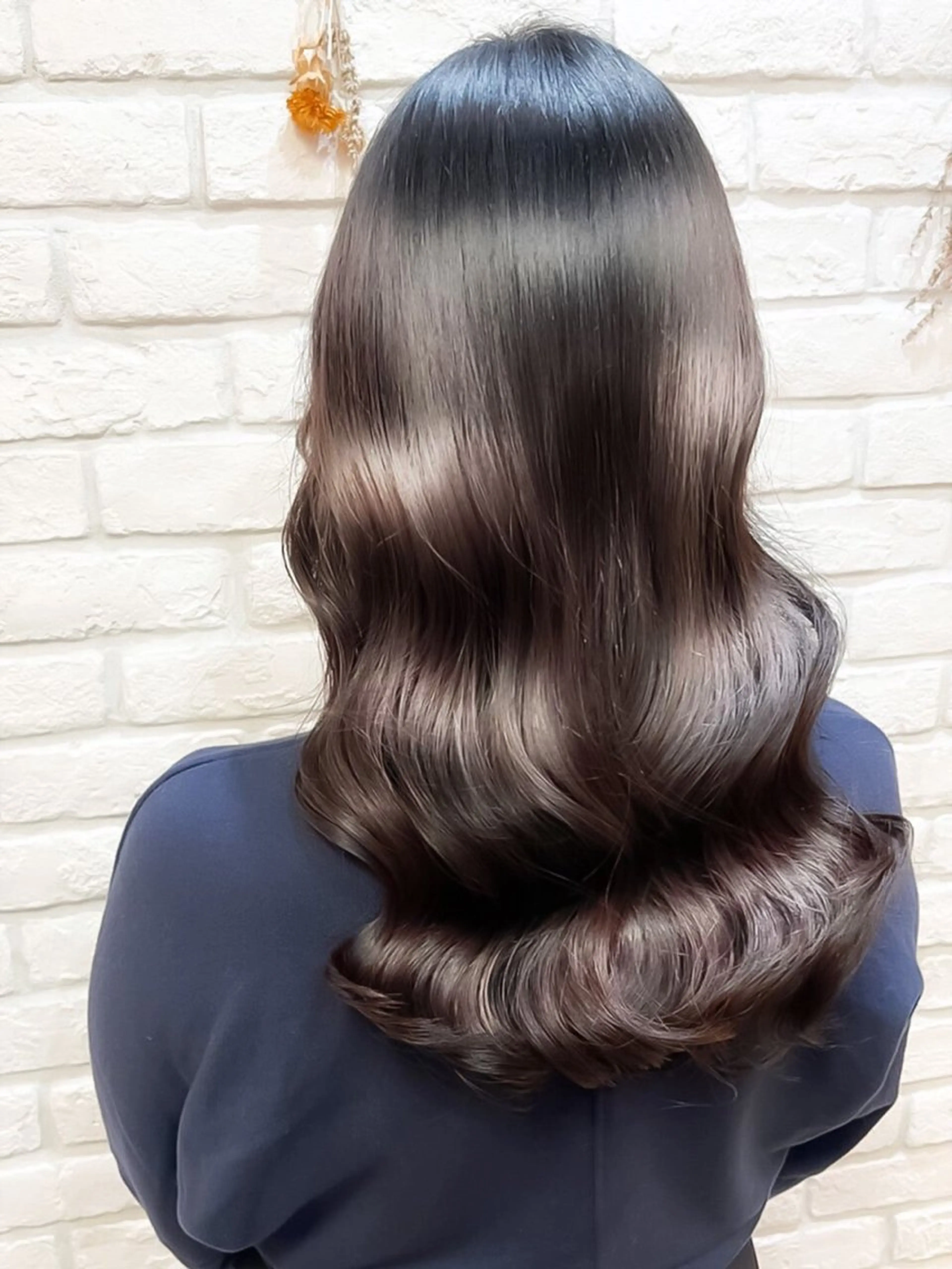 ロング カラー 岸本 一誠のヘアスタイル