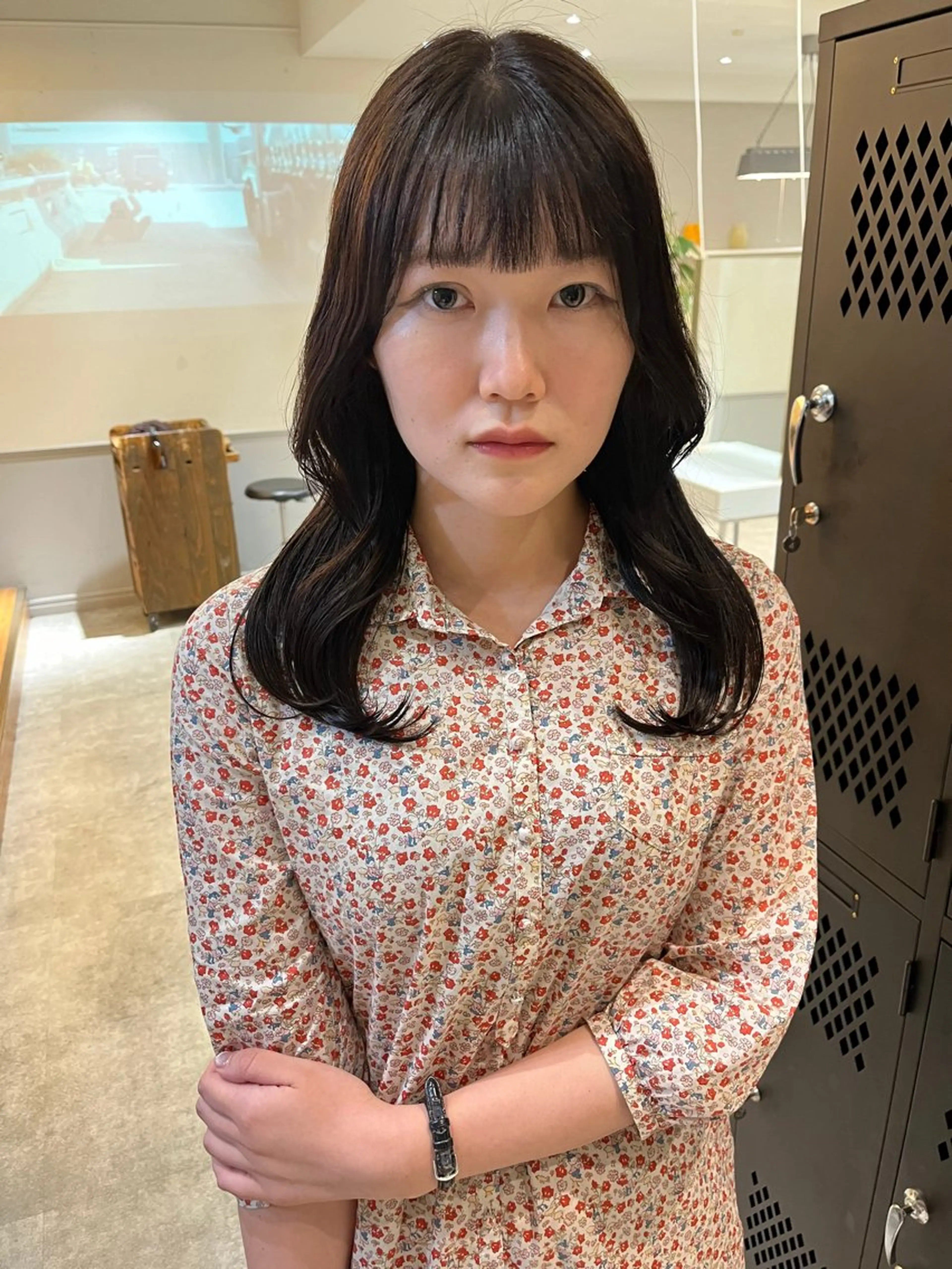 ミディアム カラー SIKI yuuna レイヤーカット🪽のヘアスタイル