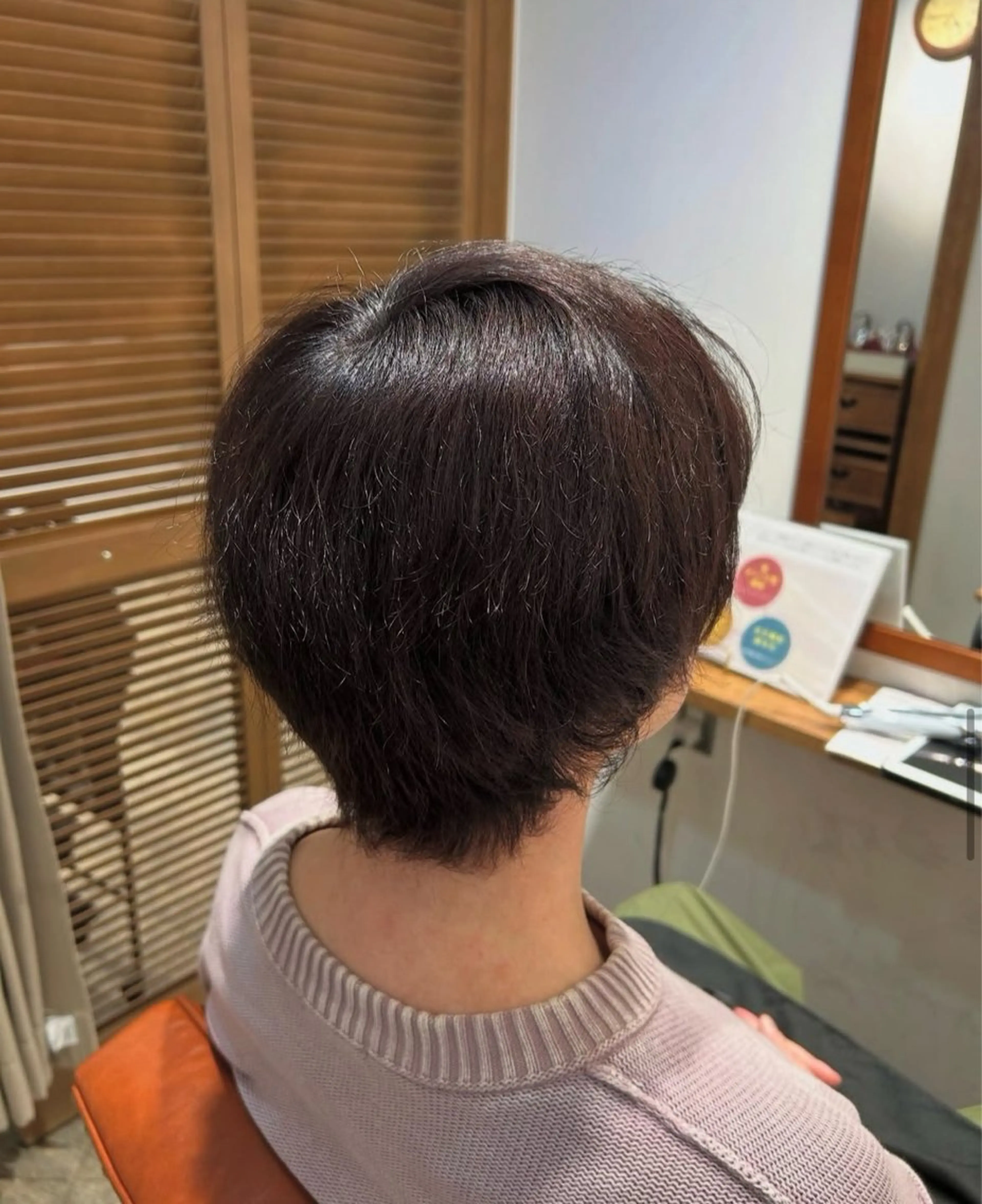 ショート カラー メンズ ワンカラーモデル / 犬塚愛奈のヘアスタイル