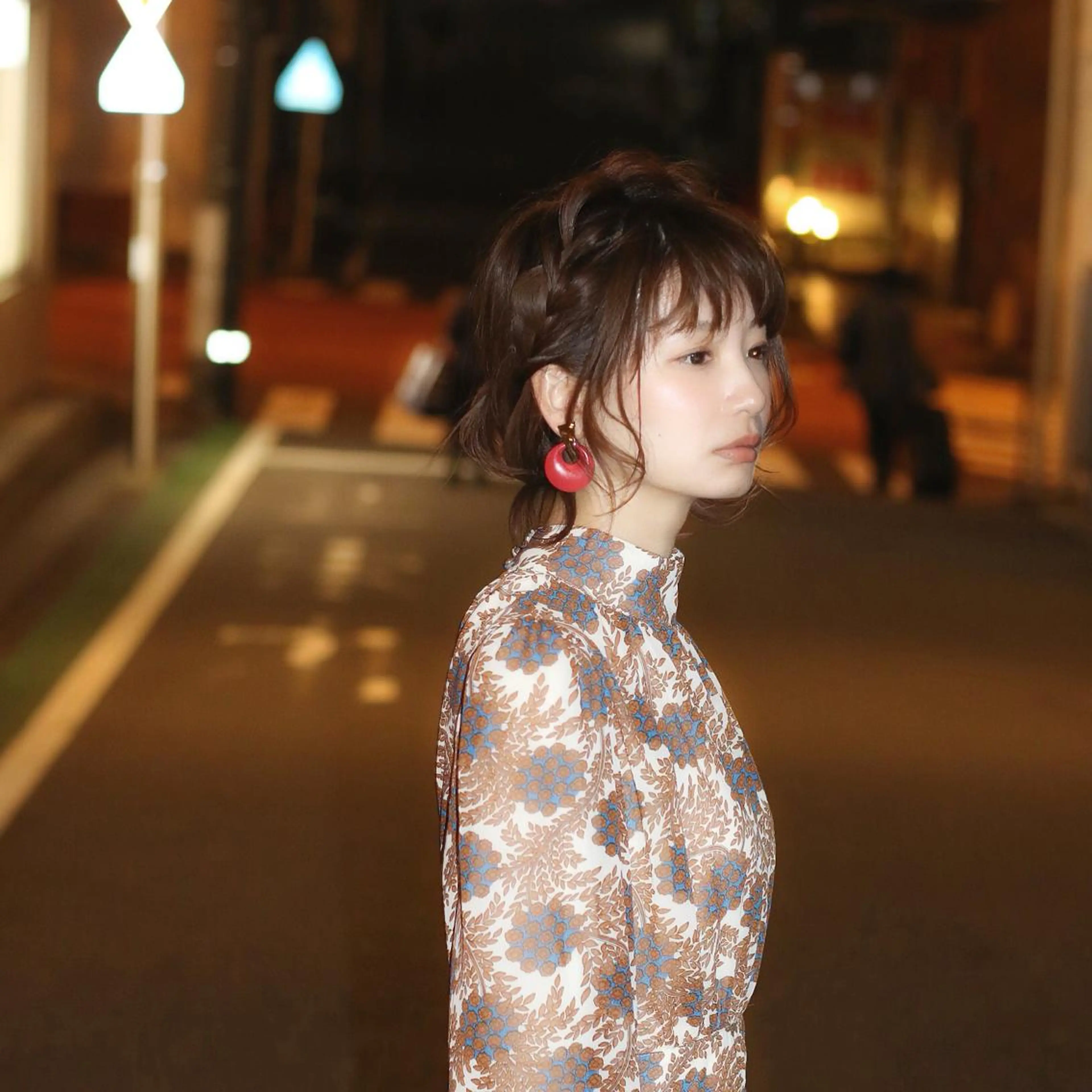 セミロング ヘアセット オブヘアー鷺沼店所属・ta tsuのヘアスタイル